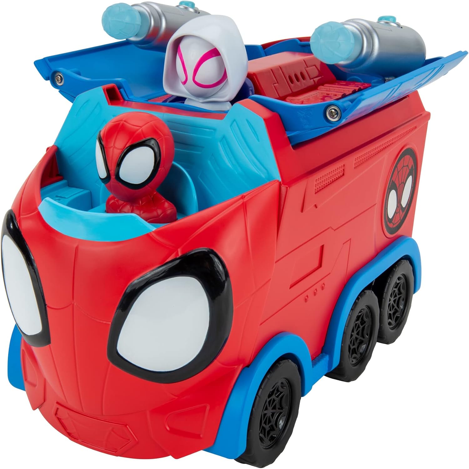 Spidey and Friends Web Spinning Hauler - 8-Inch 3-in-1 Transforming Vehicle 1