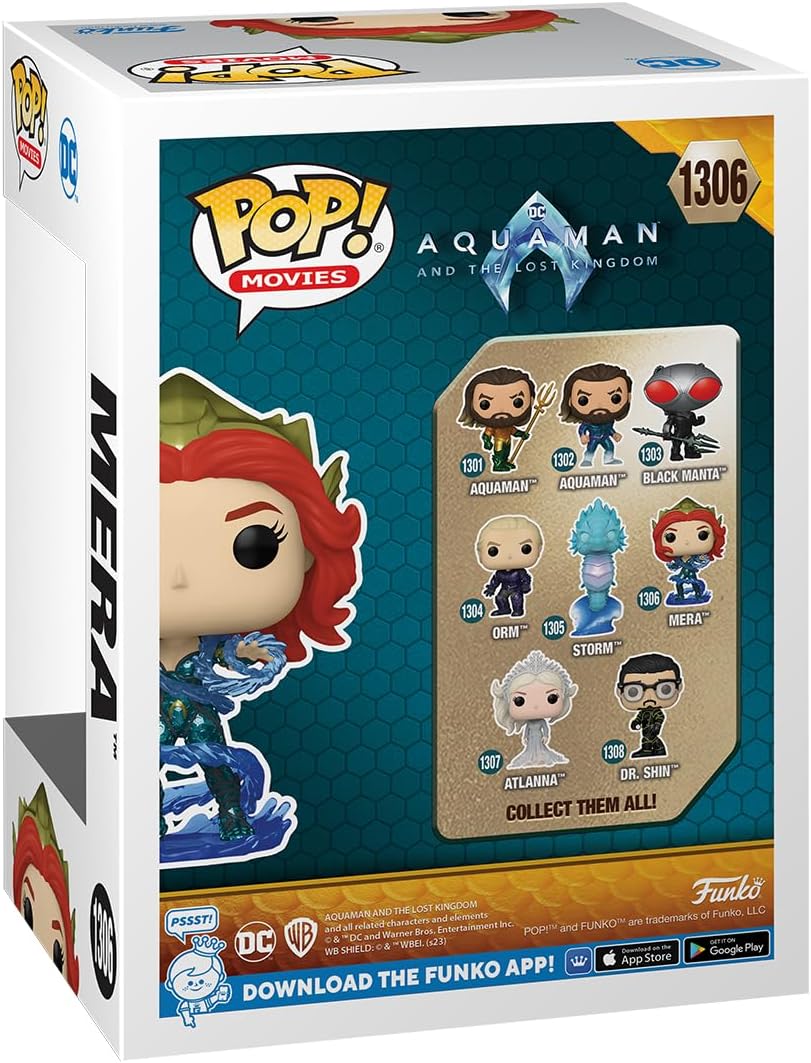 Funko POP! Movies: DC - Mera - Aquaman - Collectable Vinyl Figure