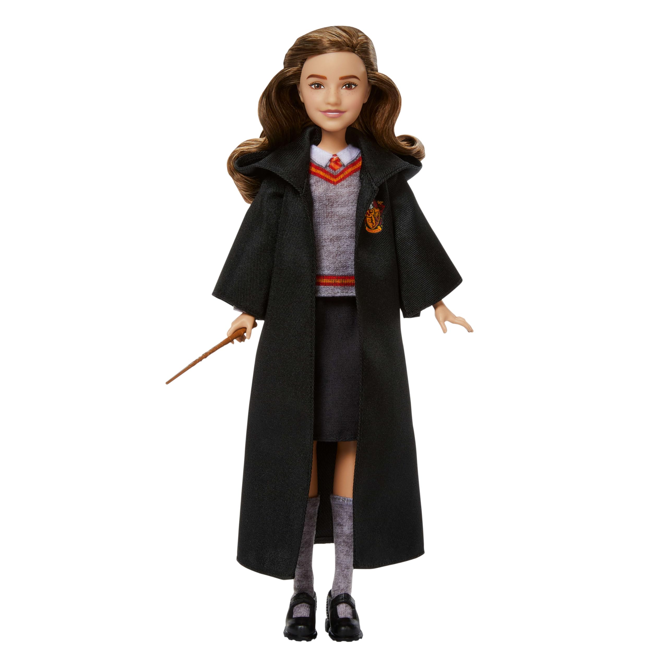Mattel Harry Potter Hermione Granger Fashion Doll - Hogwarts Uniform with Wand, Ages 6+ 1