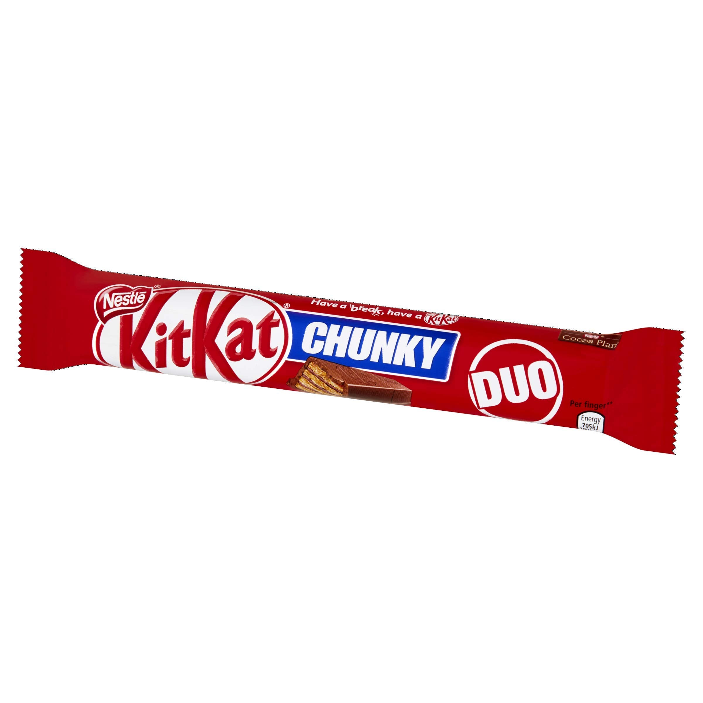 KitKat Chunky Duo Milk Chocolate Bars - Crispy Wafer with Milk Chocolate Coating | 24 x 64g Bars 2