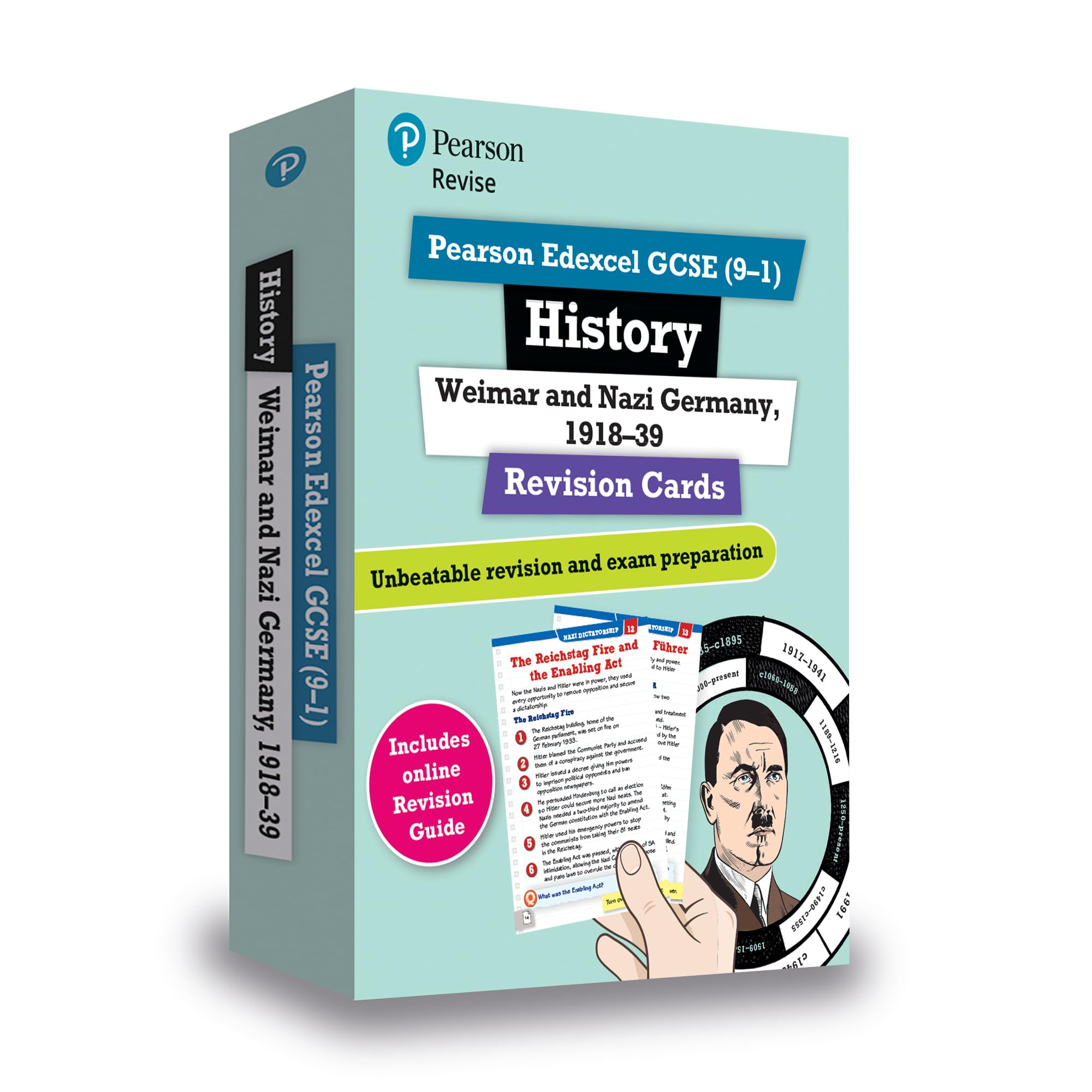 PEARSON EDUCATION Revise Edexcel GCSE (9-1) History Weimar & Nazi Germany Revision Cards | 2021-2022 Exams