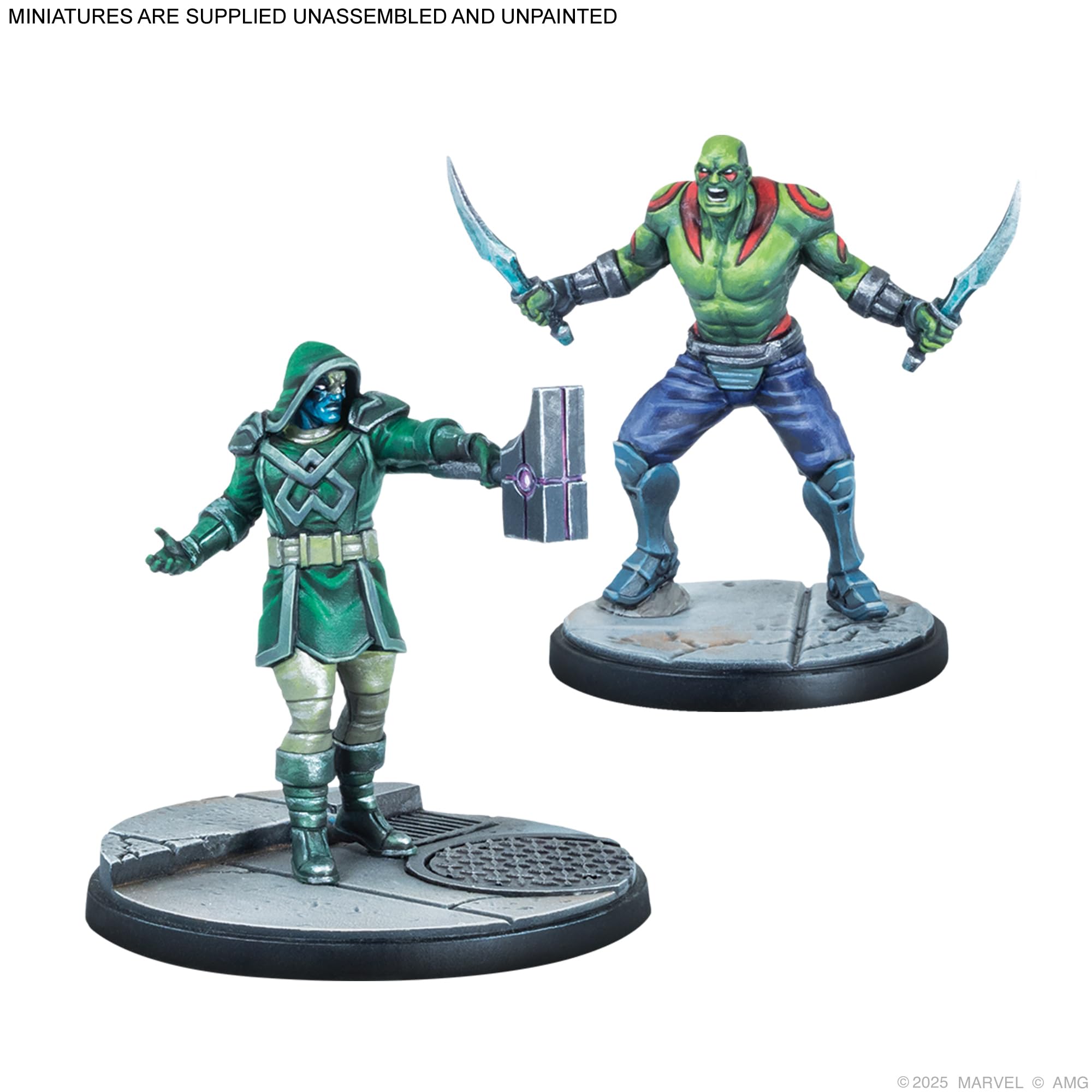 ATOMIC MASS GAMES Marvel Crisis Protocol - Guardians of the Galaxy Affiliation Pack | 4 Miniatures | Special Edition 2