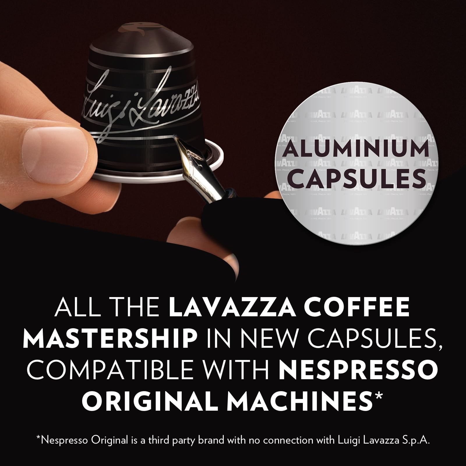 Lavazza Espresso Maestro Dek, 100 Aluminum Capsules, Decaffeinated Coffee for Nespresso Original Machines 6