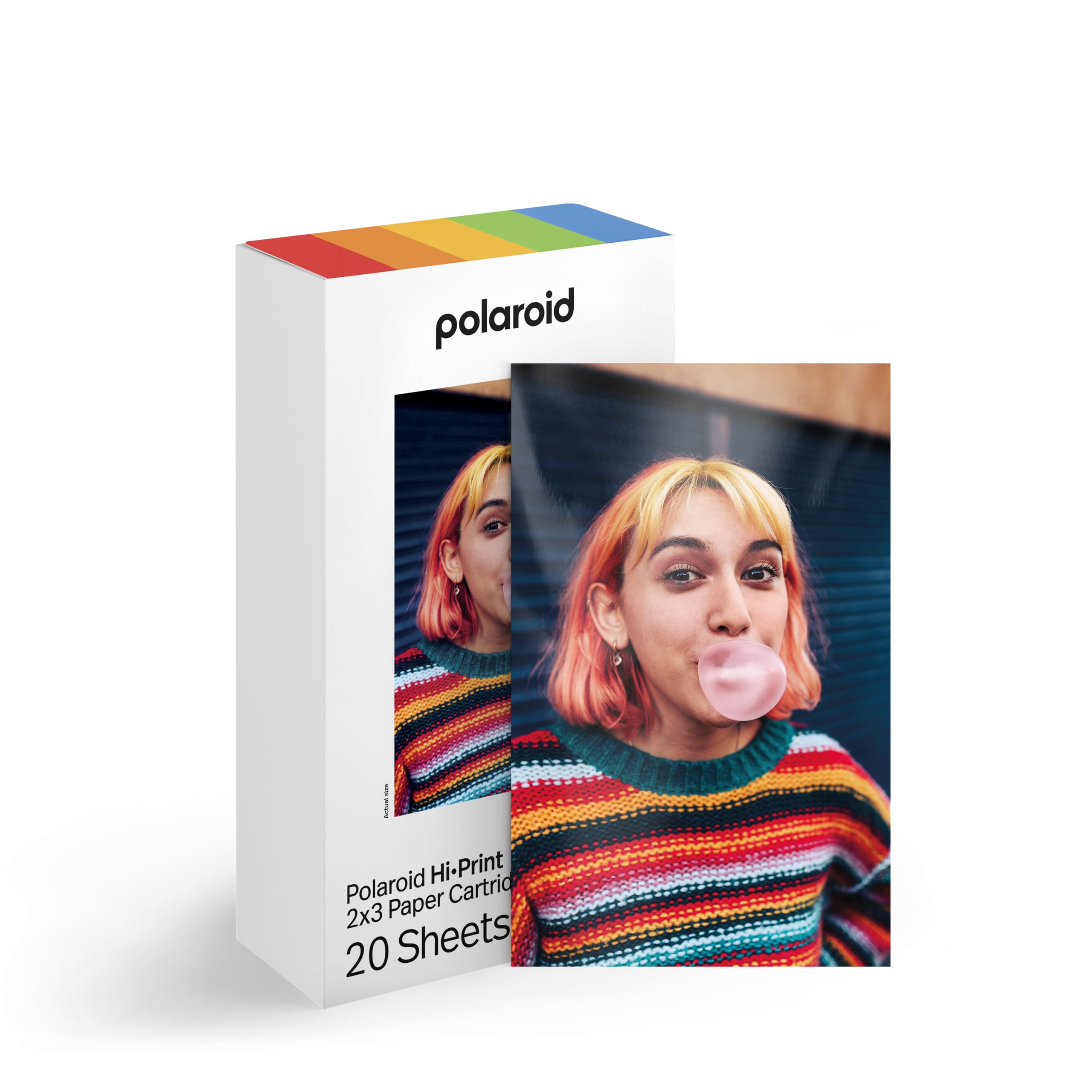 Polaroid Hi·Print 2x3 Photo Paper Cartridges - 20 Sheets, Sticky-Back, Glossy Finish 1