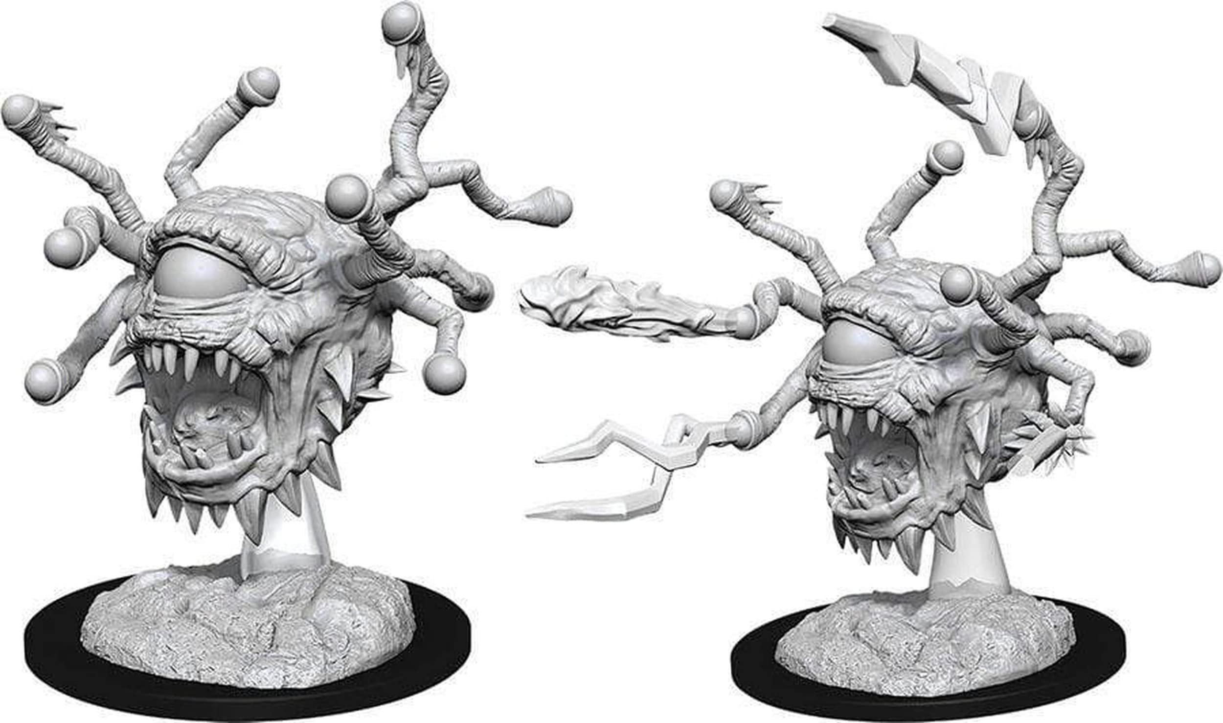 Dungeons & Dragons Nozurs Marvelous Miniatures - Panther & Leopard Unpainted Pack | 2 Count | Plastic