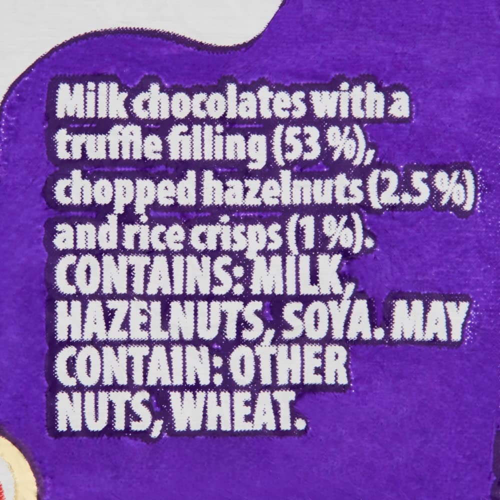 Cadbury Christmas Dairy Milk Puds Multipack, 48 Chocolate Puds with Truffle Centre, Hazelnut & Rice Crisps 3