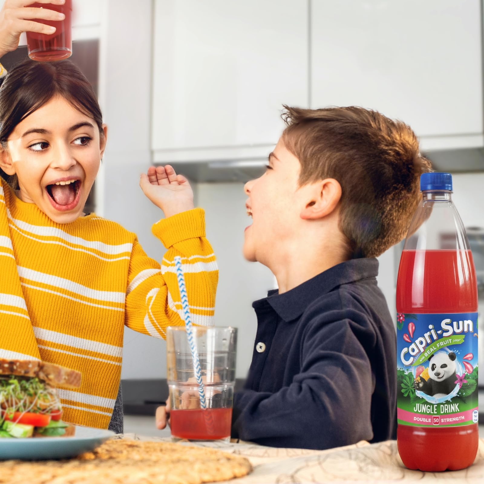 Capri-Sun Jungle Drink Squash (1 Litre) - No Added Sugar - Double Strength 4