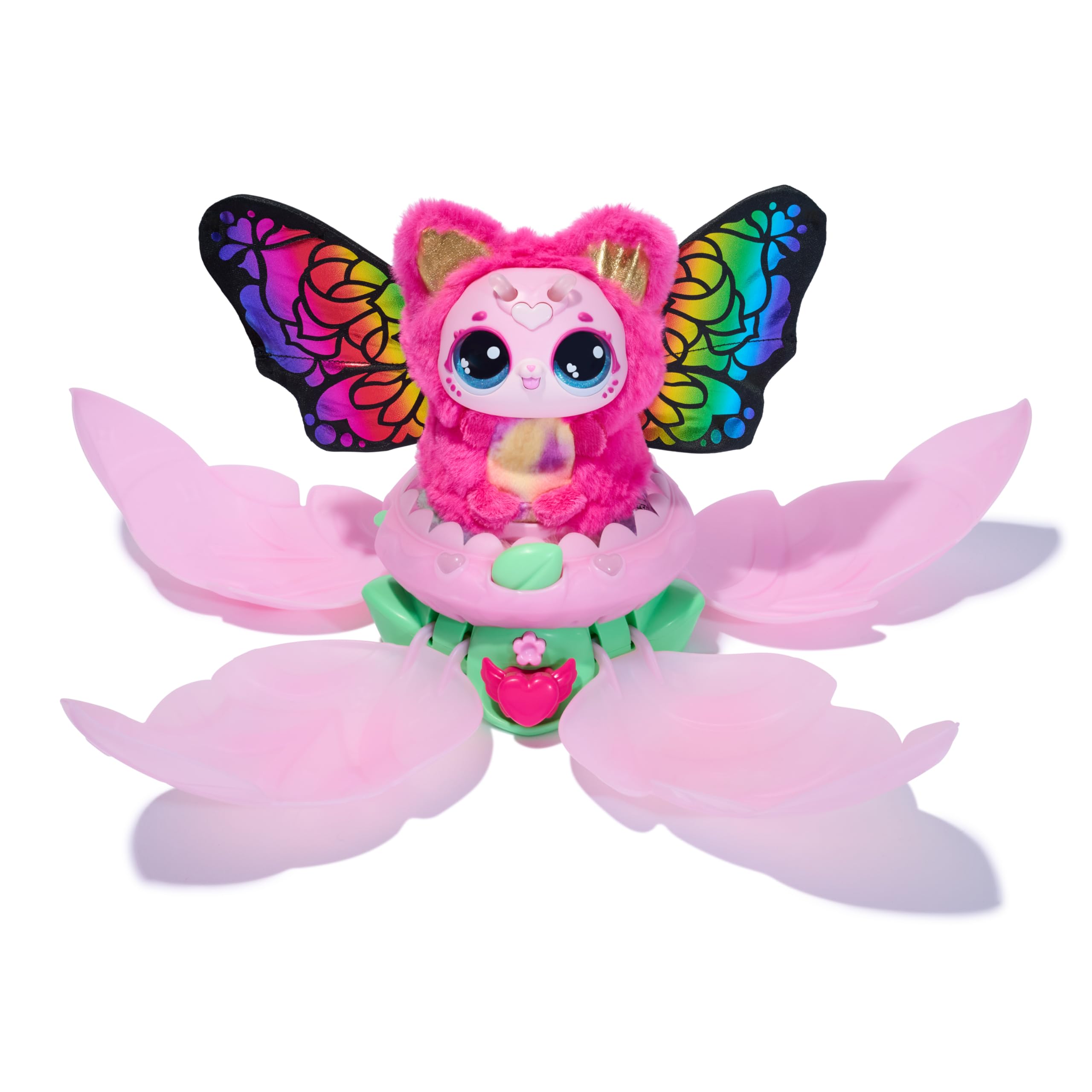 HATCHIMALS Bloomables Kittyfly Surprise Interactive Toy with Flower and Accessories 1