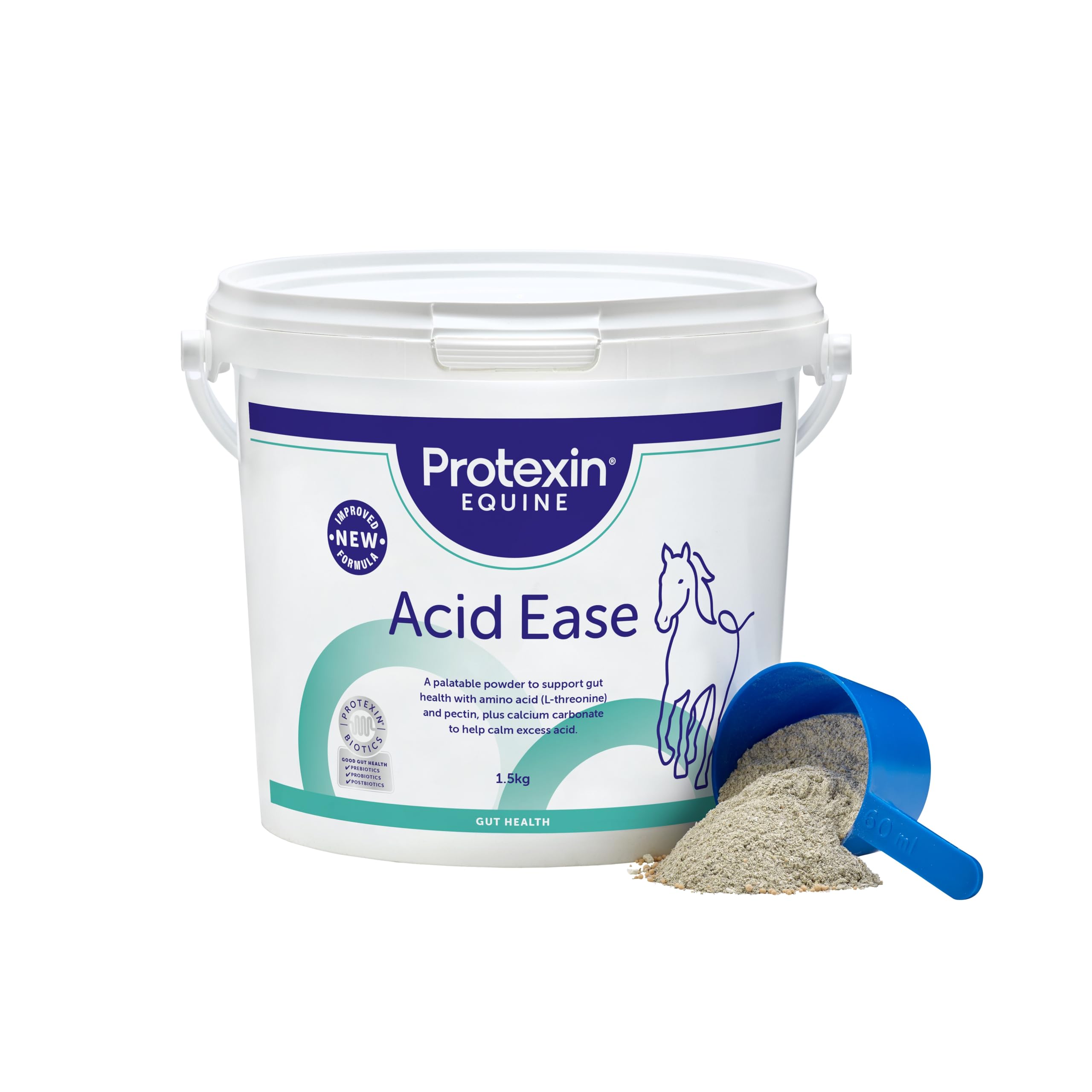 Protexin Equine Premium Acid Ease - Buffers Excess Stomach Acid | 1.5 kg Powder 1