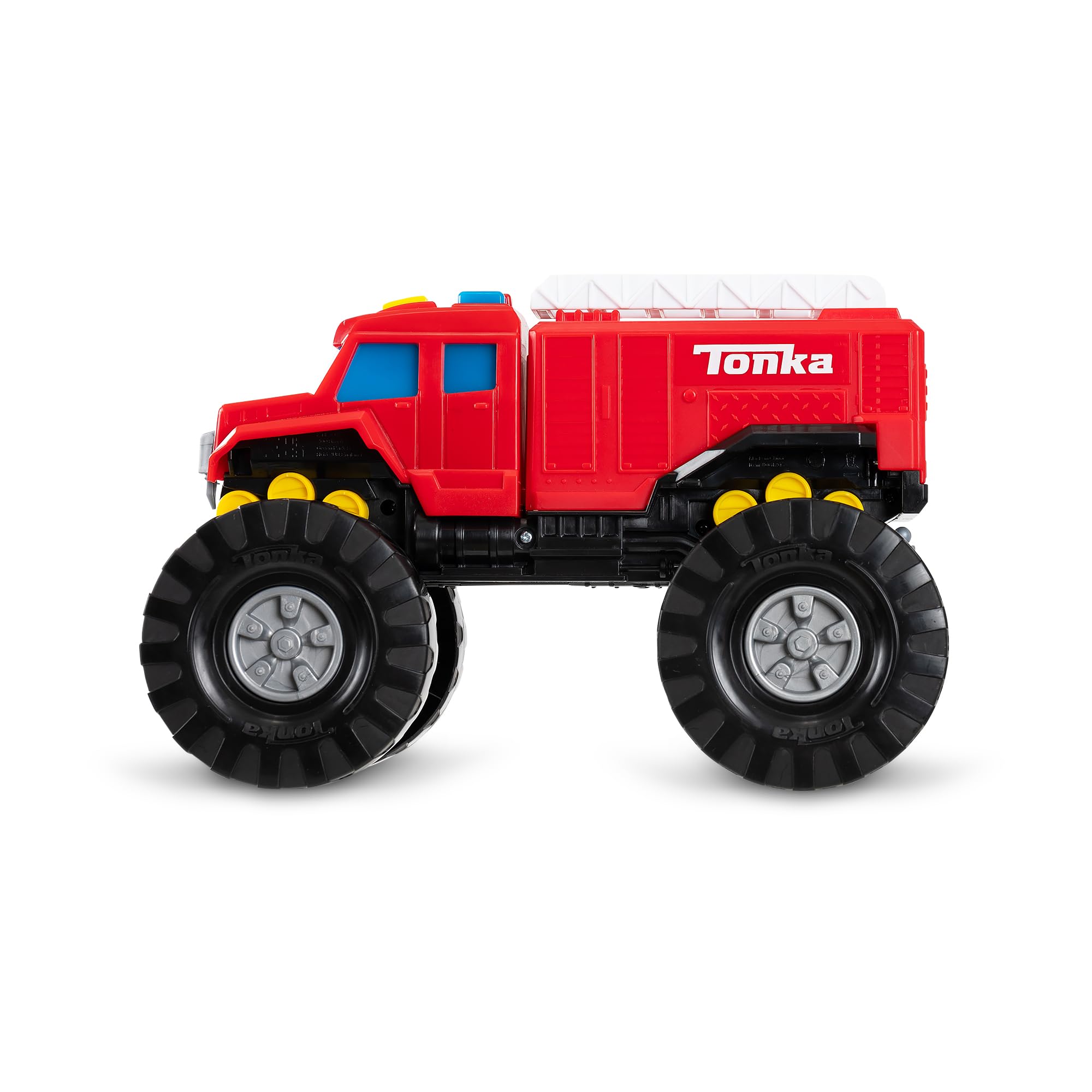 Tonka Mega Machines Fire Truck - Flashing Lights & Sounds | Ages 3+ | Stainless Steel 4