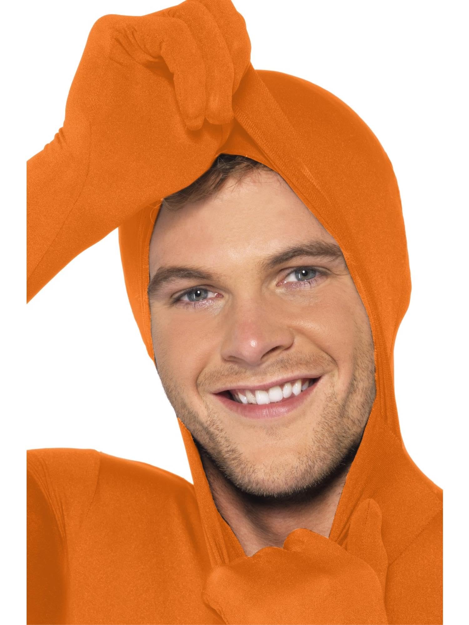 Smiffys Orange Second Skin Kostüm – Größe L (42"-44") 4