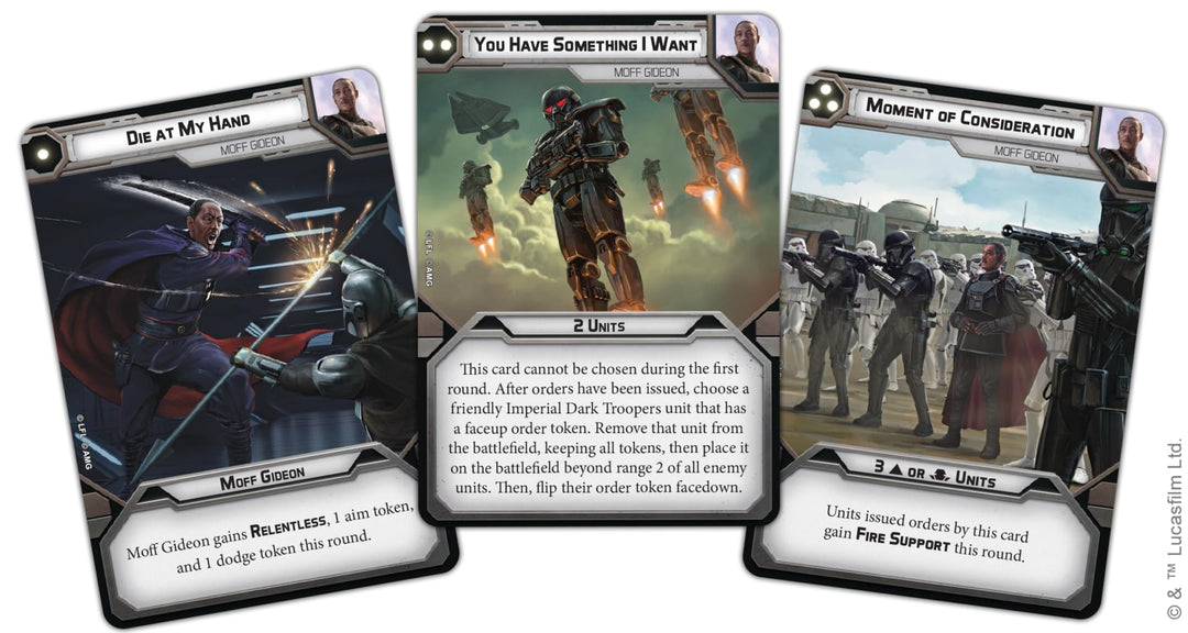 Star Wars Legion Moff Gideon Erweiterung | Kampfspiel für zwei Spieler | Miniaturenspiel