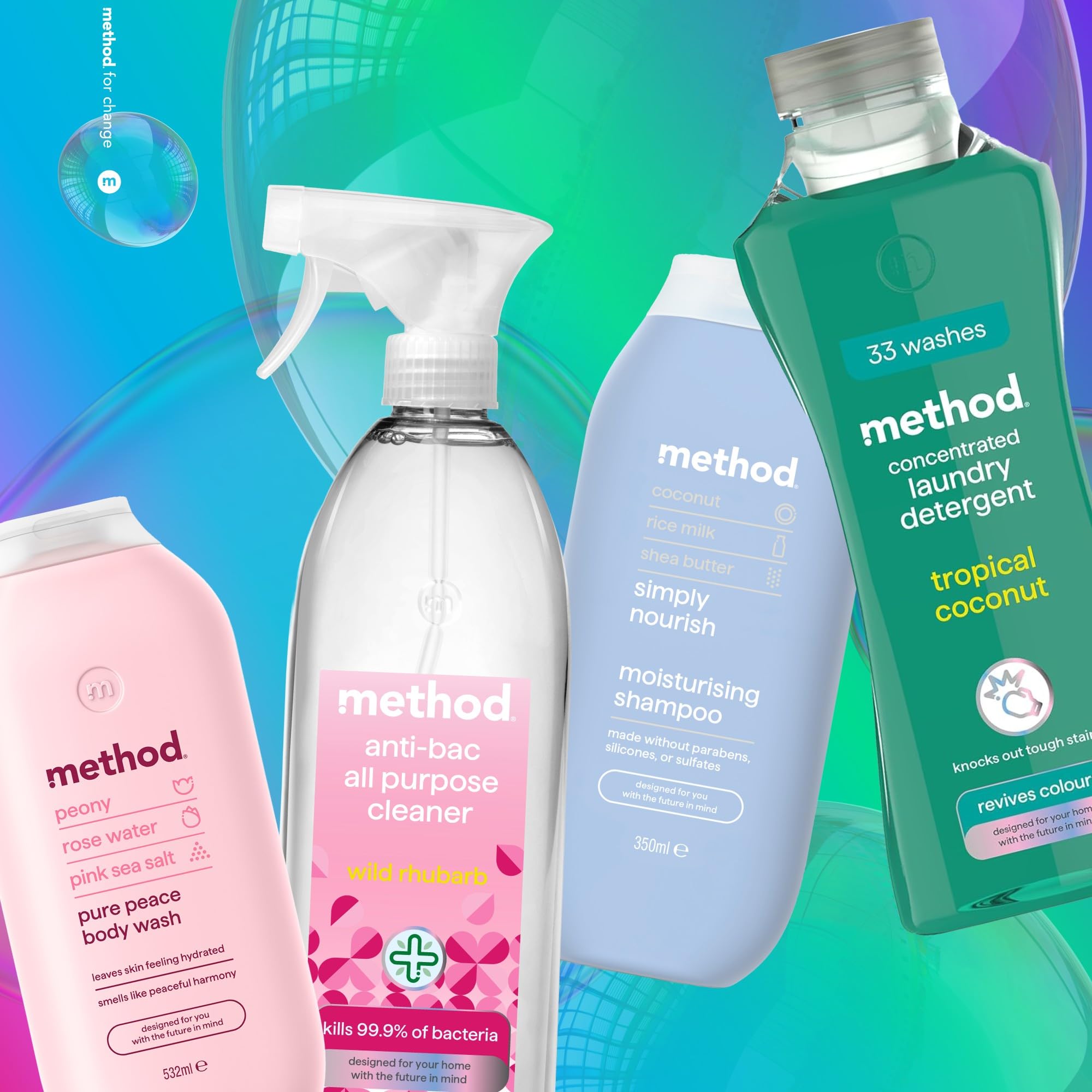 Method Floor Cleaner - Wild Rhubarb Scent, Non-Toxic Formula | 739 ml Spray 7