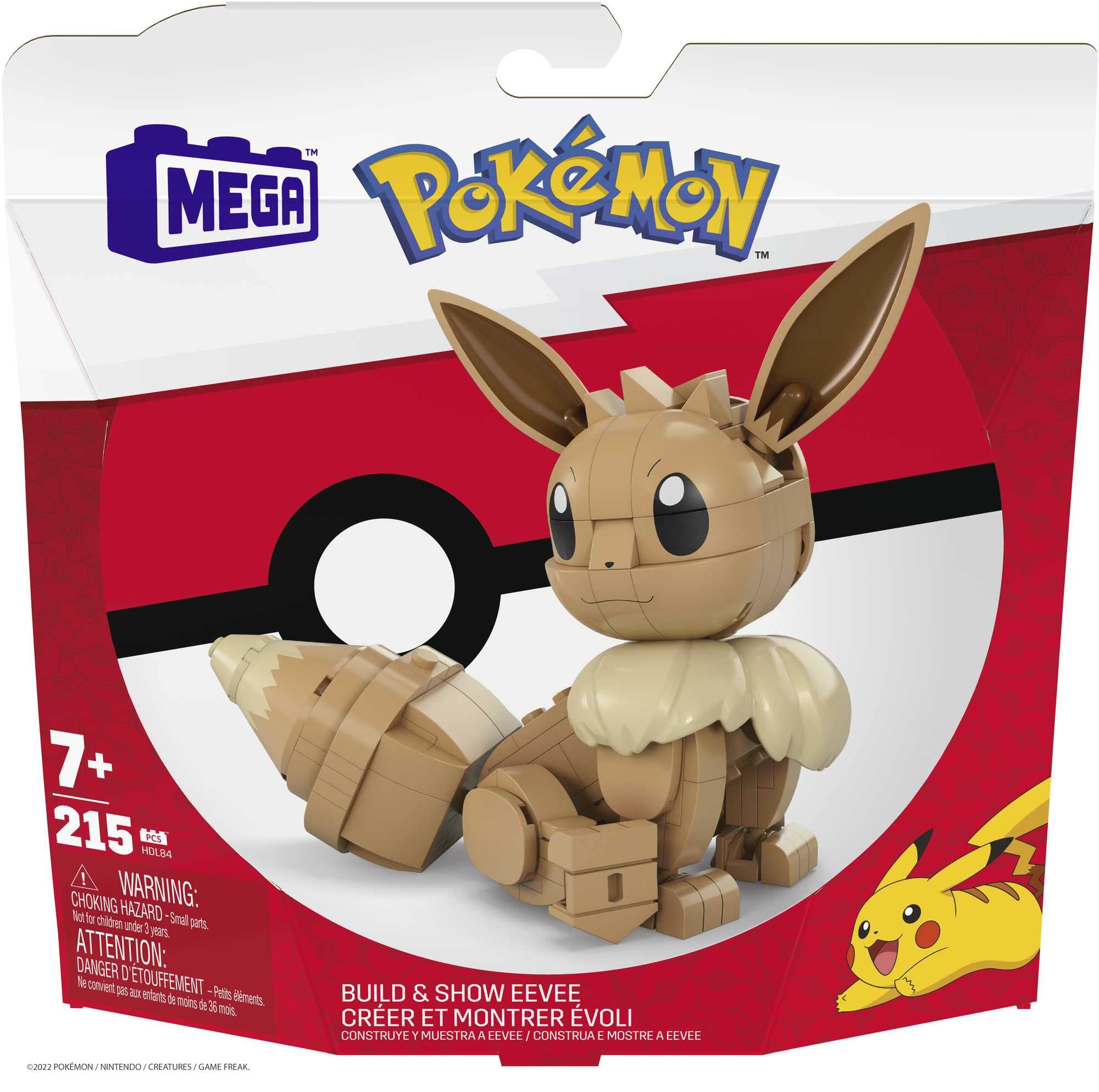 MEGA Pokémon Eevee Building Set - 215-Piece Articulated Figure for Ages 7+ 5