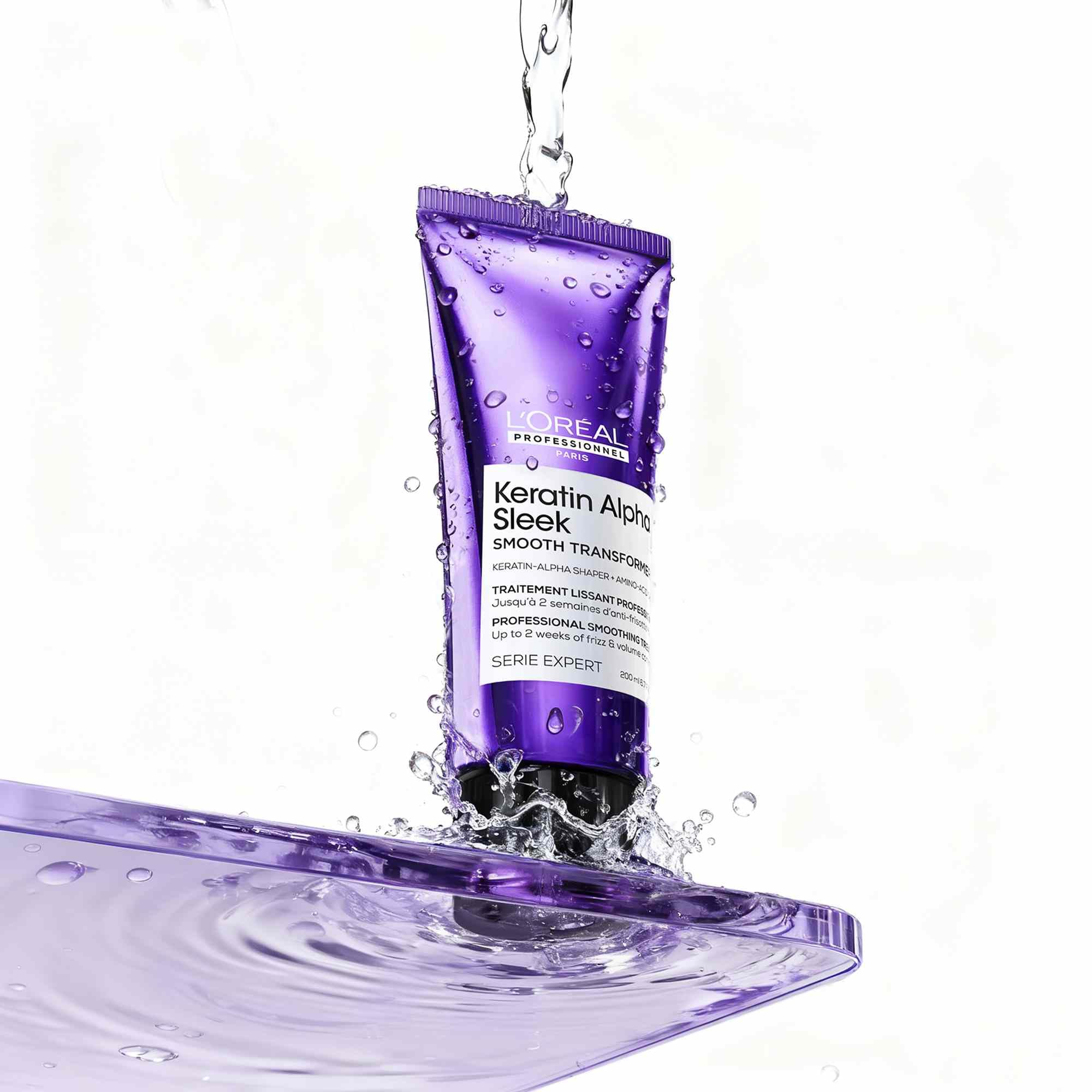 L'Oréal Professionnel Keratin Alpha Sleek Smooth Transformer Hair Treatment | 200g | Unisex Adult 9