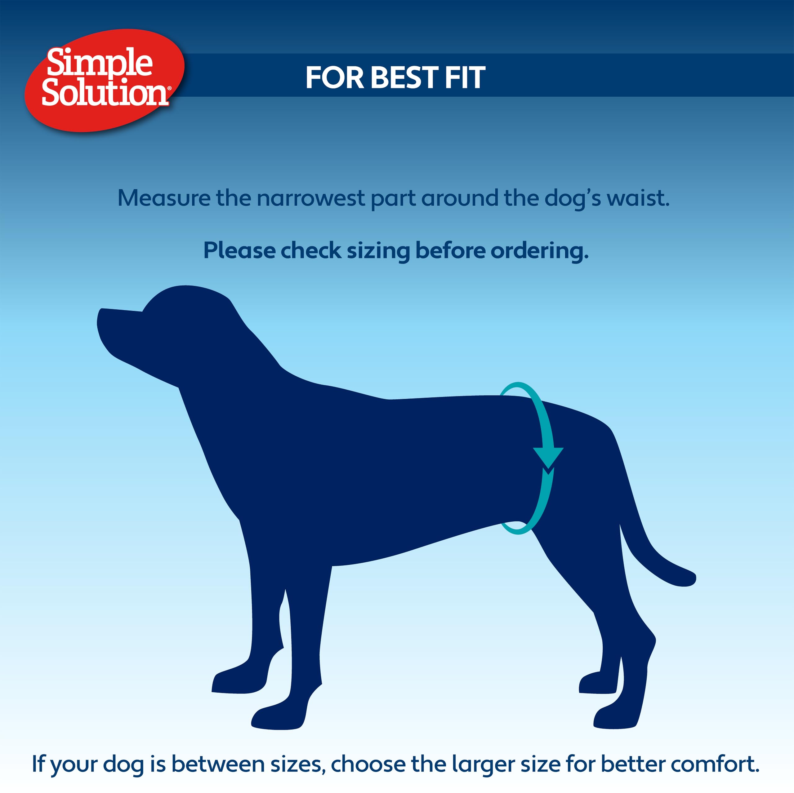 Simple Solution Disposable Dog Diapers for Female Dogs | XS/Toy <5kg | 12 Pack 5