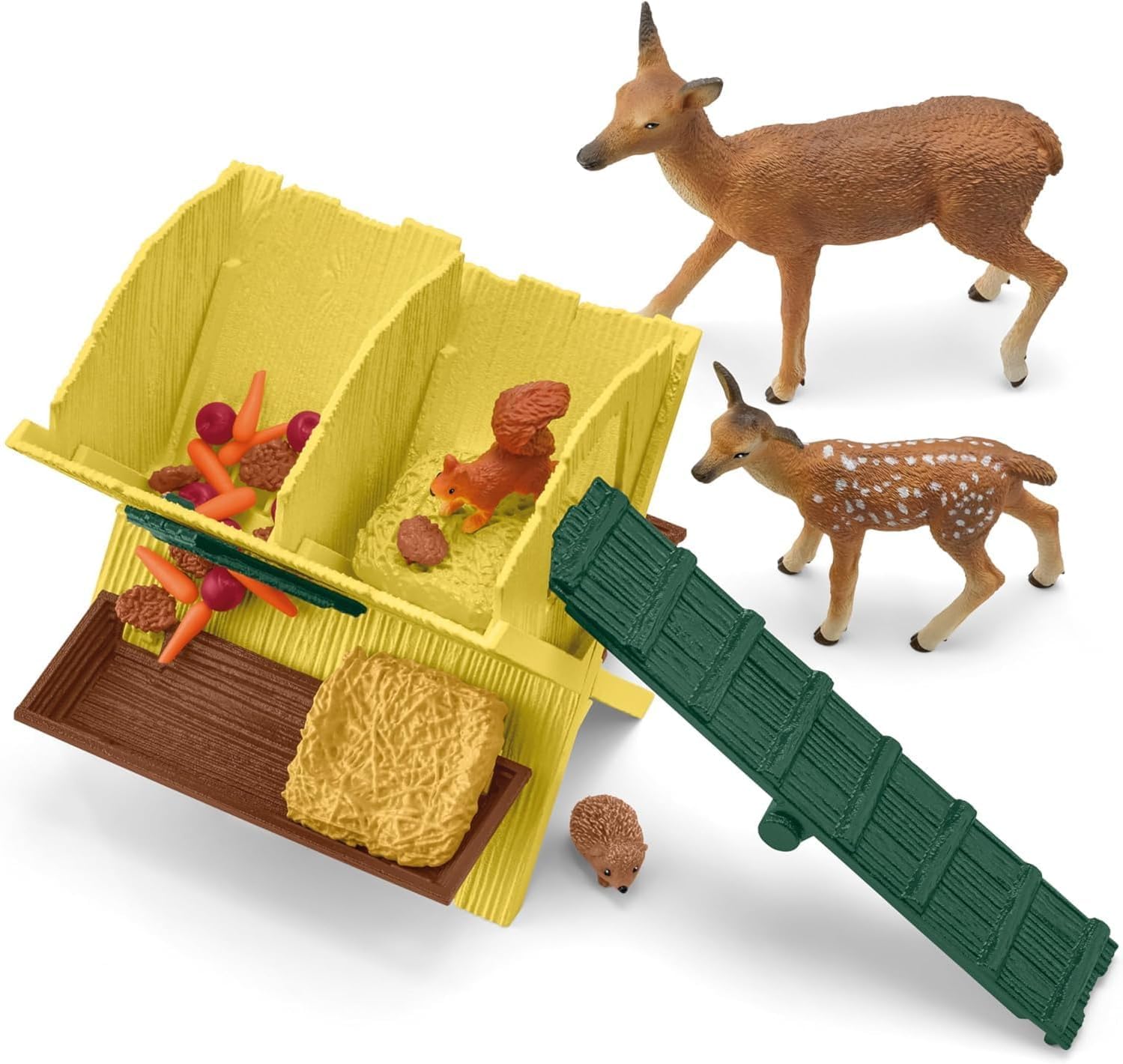 Schleich 42658 FARM WORLD Feeding the Forest Animals Playset | 39 Pieces | Ages 3+ 11