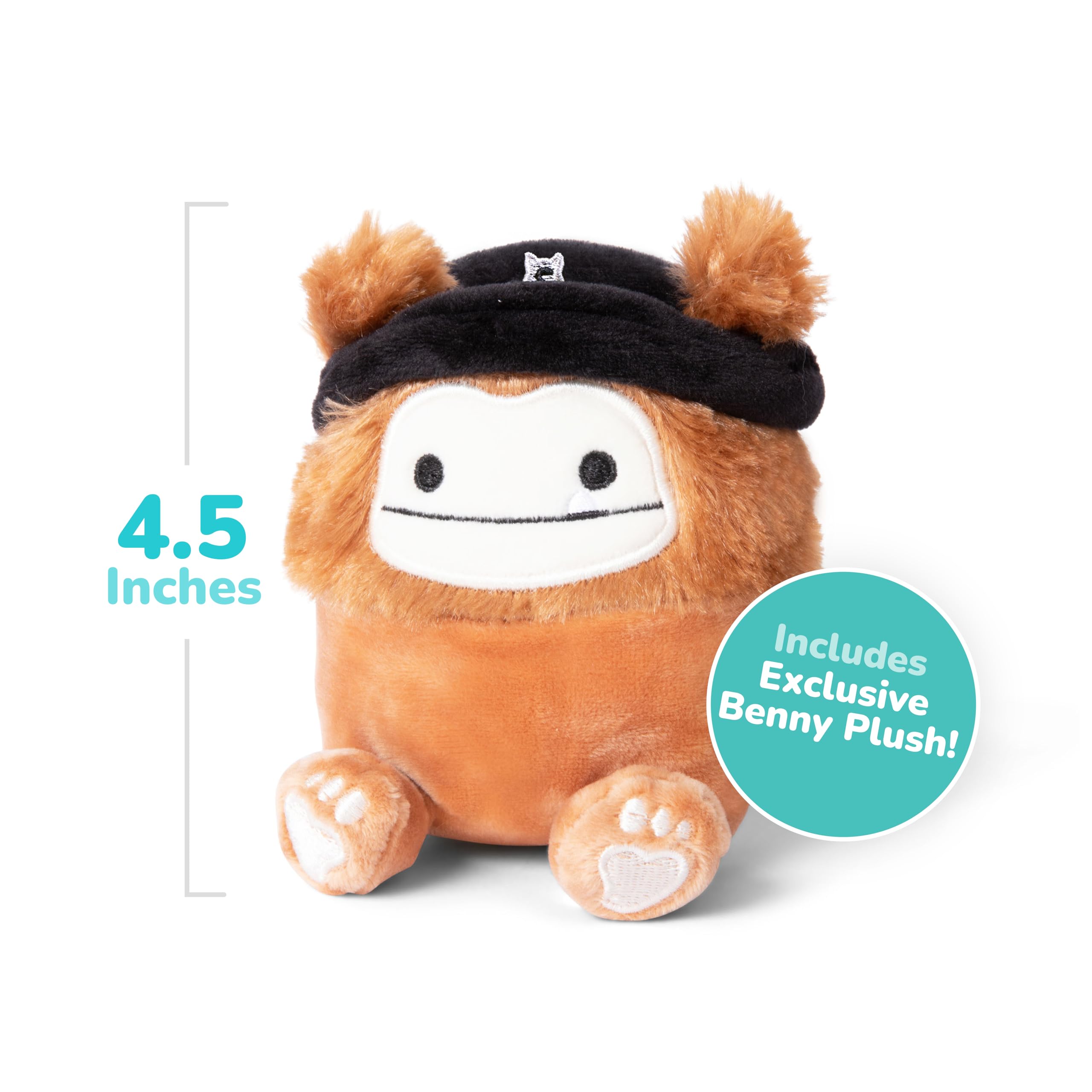 WHAT DO YOU MEME? Squishmallows Take4: Fast-Paced Family Card Game | Ages 8+ | Includes Exclusive Plush Benny The Bigfoot 3