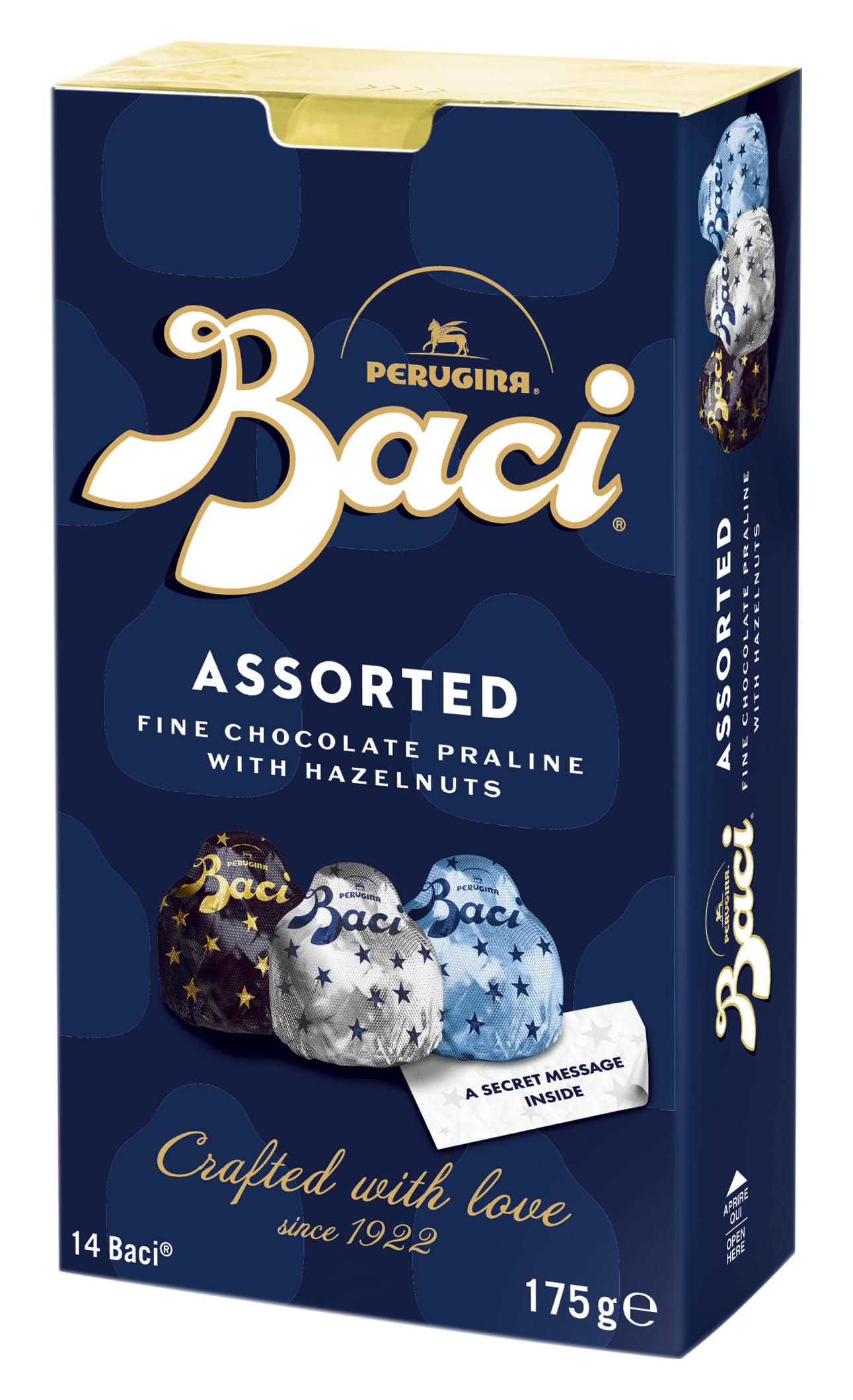 Baci - Assorted Bijou Chocolate Truffles with Hazelnuts, Dark & Milk, 175g