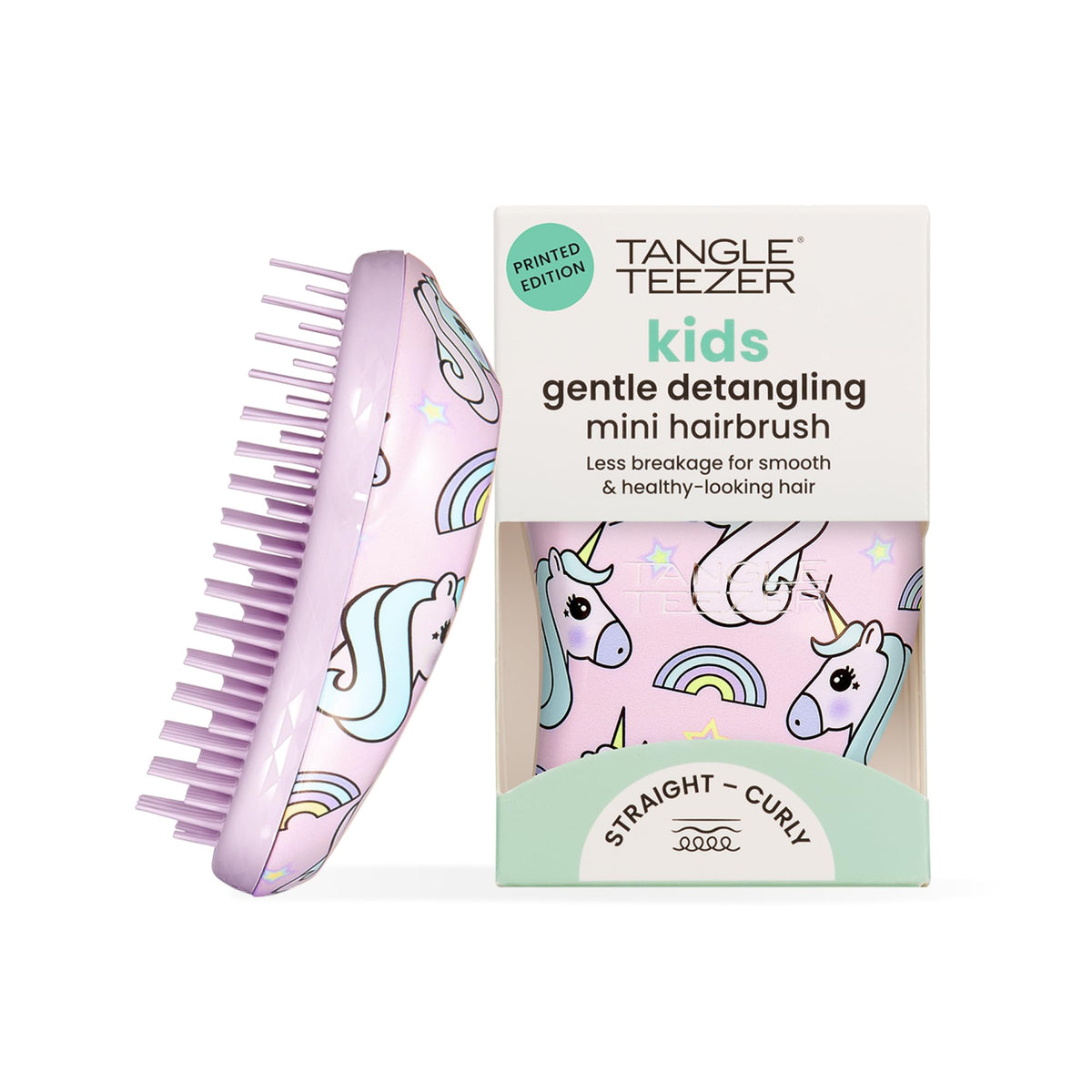 Tangle Teezer The Original Mini Detangling Hairbrush - For Kids | Detangling, Smoothening | Plastic