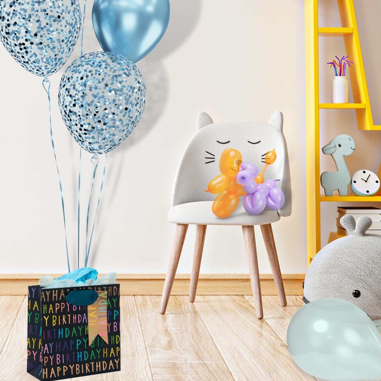 Glick Luxury Small Birthday Gift Bag | 14 x 14 x 6 cm | 210 GSM Paper 2