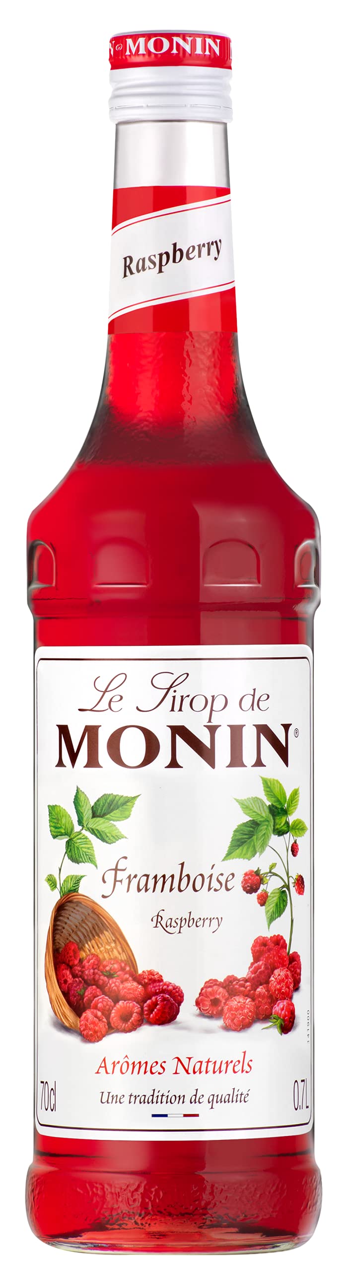 Monin Premium Raspberry Syrup - 700ml | Vegan, Natural Flavouring | Cocktails & Mocktails 1