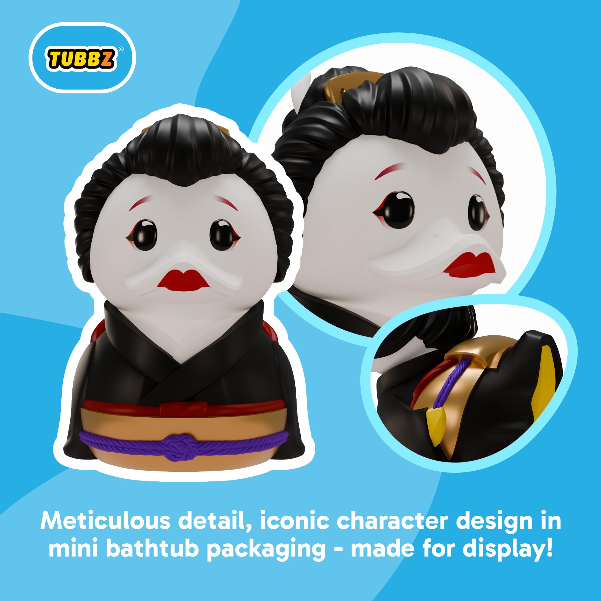 TUBBZ Mini Collectible Figure - Travel Japan Cosplaying Rubber Duck | 5 cm Vinyl Statue
