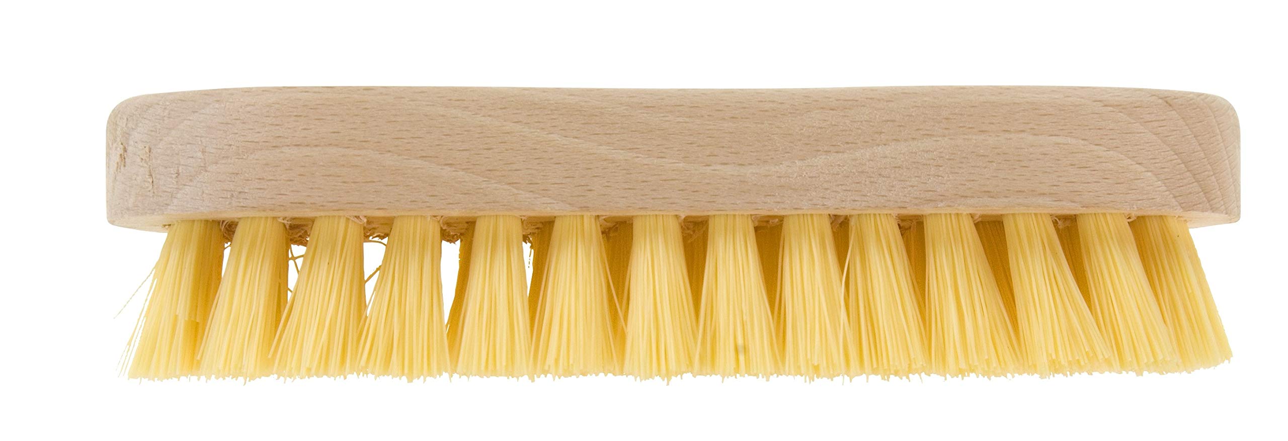 Elliott Wooden Scrubbing Brush - Traditional Design | Shaped Handle | BPA Free Nylon Fibres