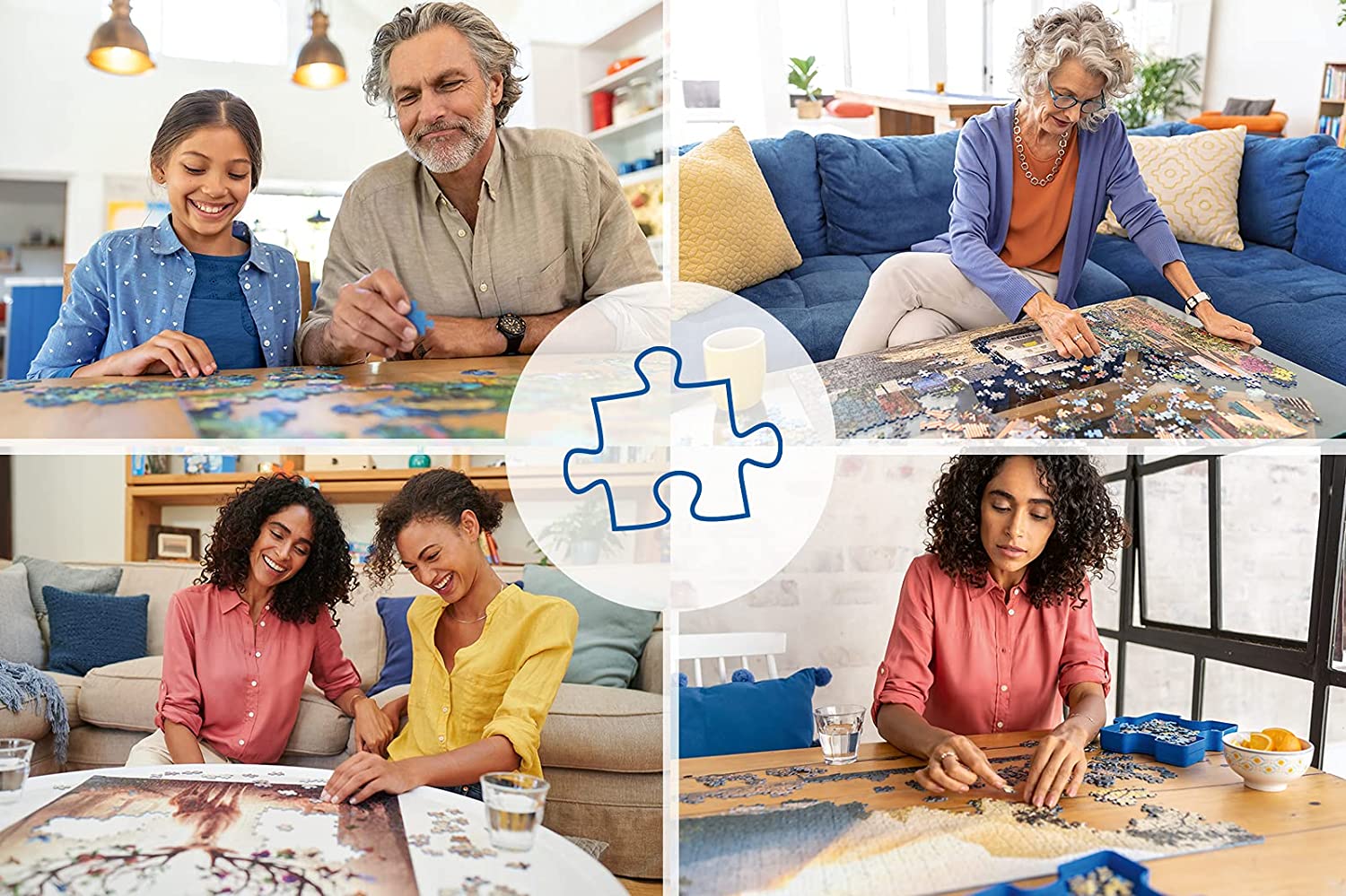 Ravensburger Holiday Memories 2x 500 Piece Jigsaw Puzzles - Nostalgic Scenes, Premium Quality, FSC Certified 5