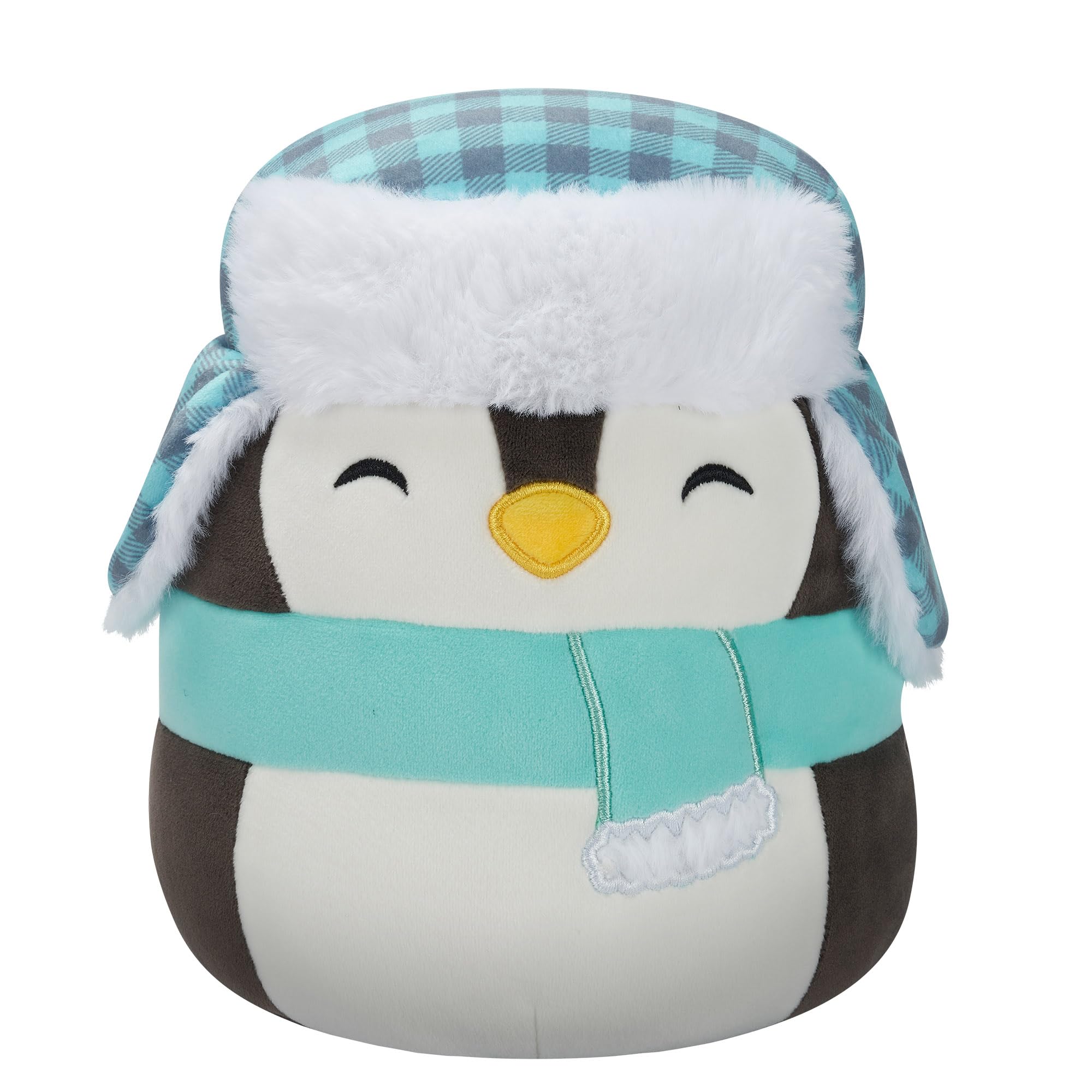 Squishmallows Luna the Black Penguin - 7.5" Plush with Hat & Scarf, 3+ Years 1