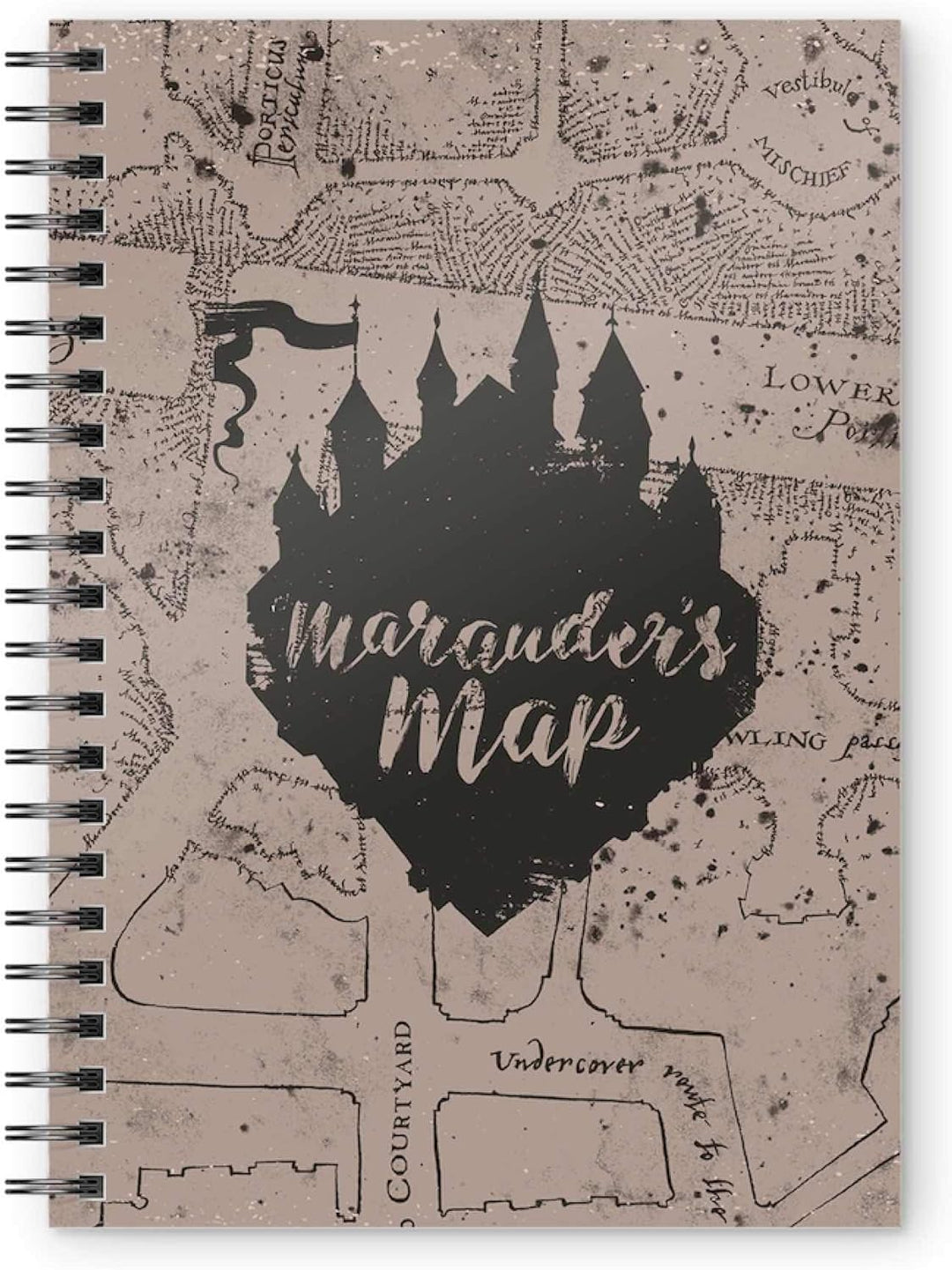 SD Toys A5 Notebook Marauder's Map Harry Potter - SD Toys (Spiral Notebook, Unisex)