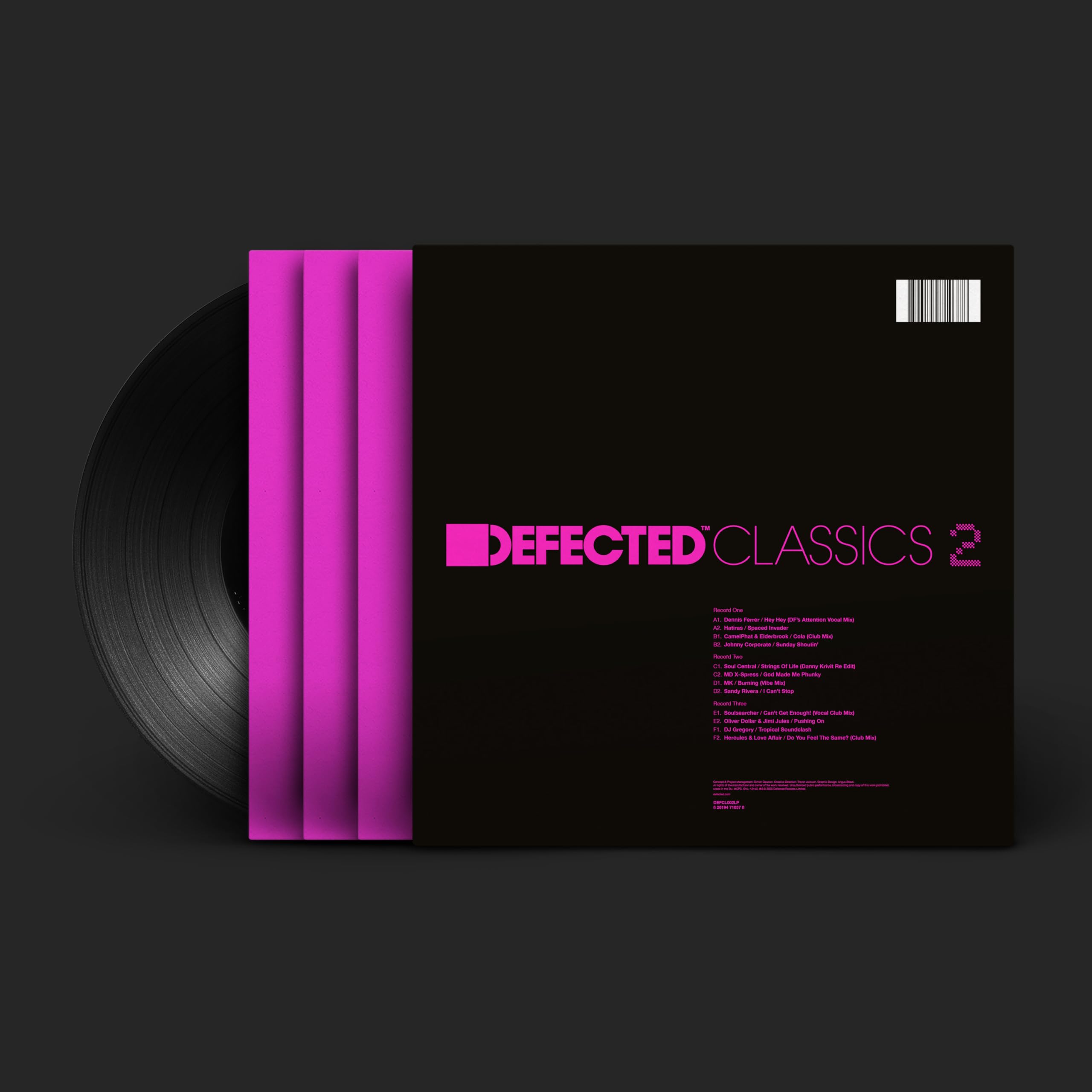 Various Artists - Defected Classics Vol 2 [3LP Box Set Vinyl]