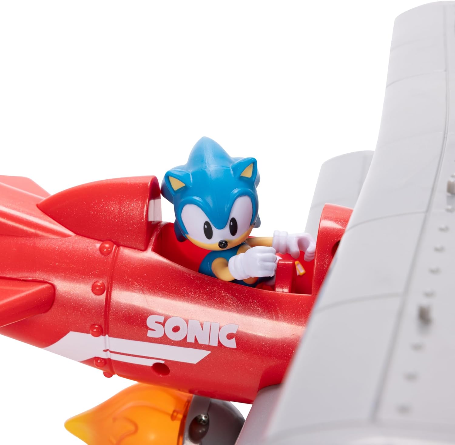 Sonic The Hedgehog Tornado Biplane Playset - Includes 6cm Sonic Figure 8