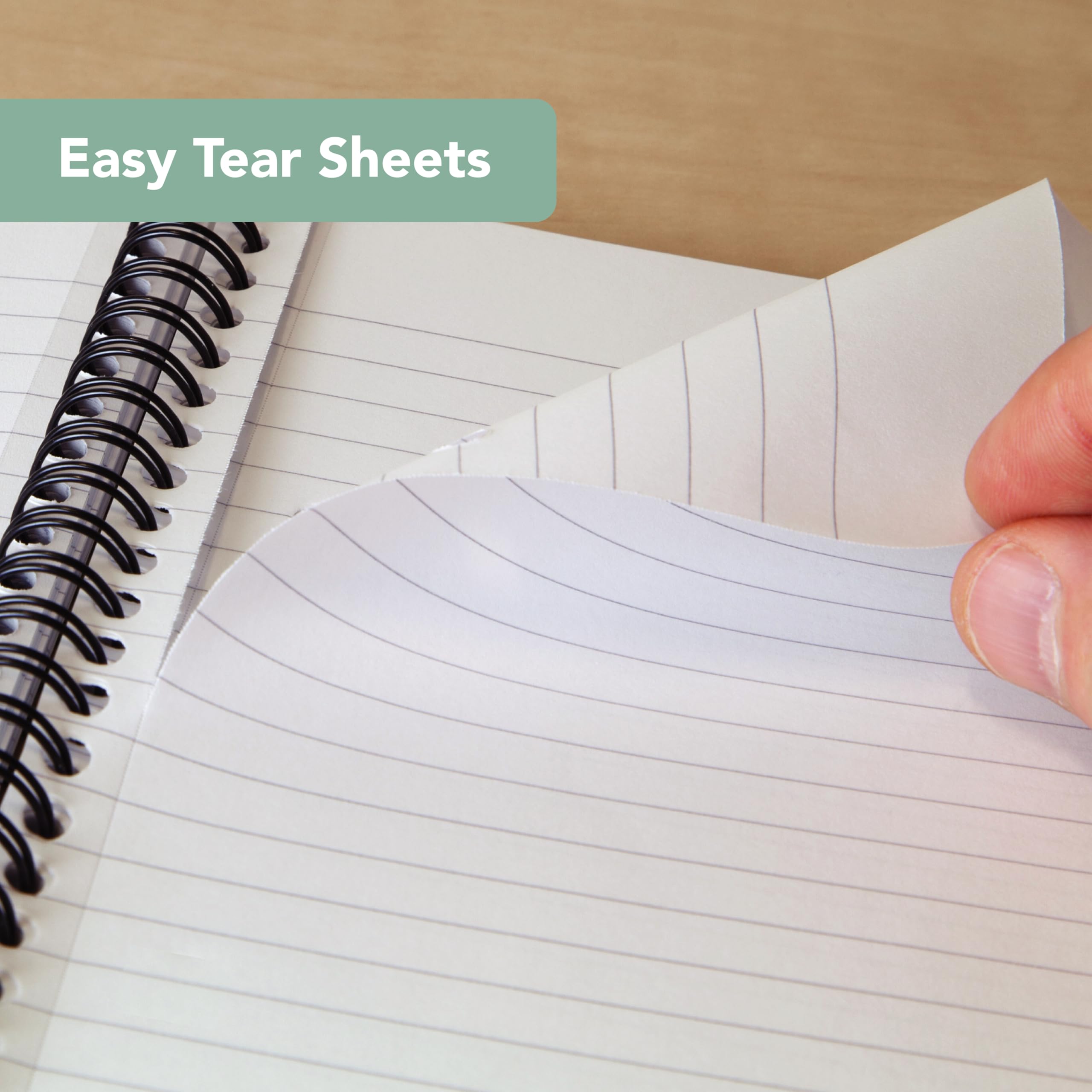 Cambridge Jotter A5 Wirebound Notebook - 10 Pack, 8mm Lined with Margin, 100 Pages 4
