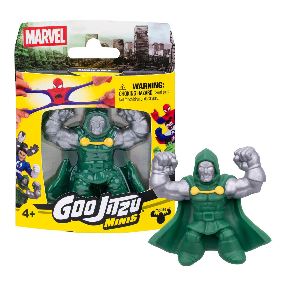 Heroes of Goo Jit Zu MARVEL Avengers Minis Action Figure - Stretchy, 2.5-Inch, Age 4+