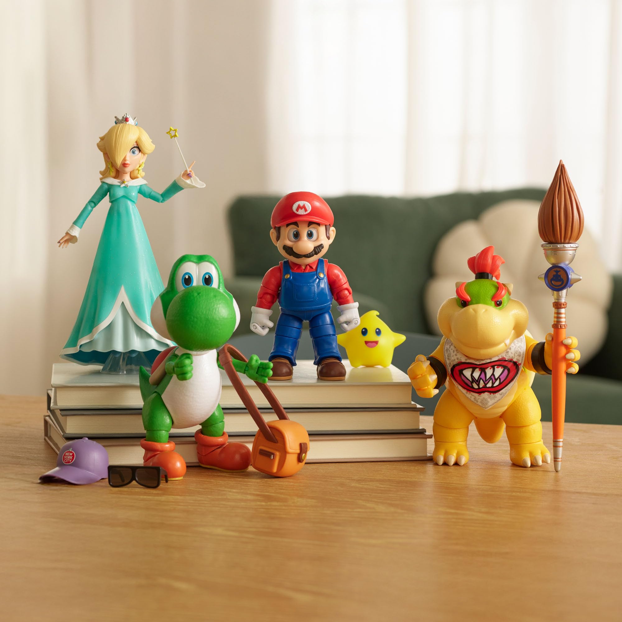 Jakks Pacific Super Mario Galaxy Movie Rosalina Action Figure, 5-inch (12.7cm) with Star Wand 2