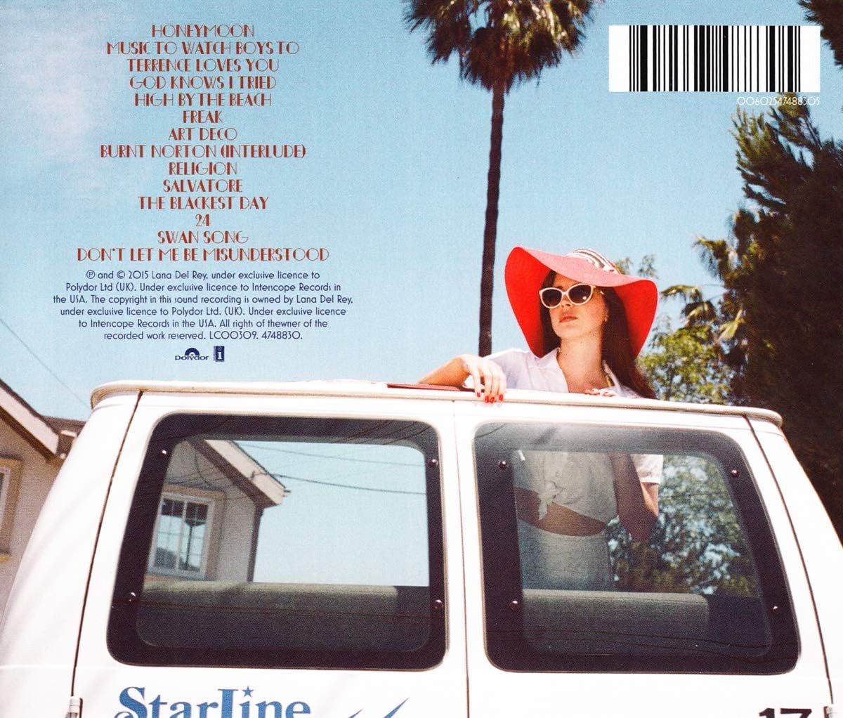 Lana Del Rey - Honeymoon Audio CD
