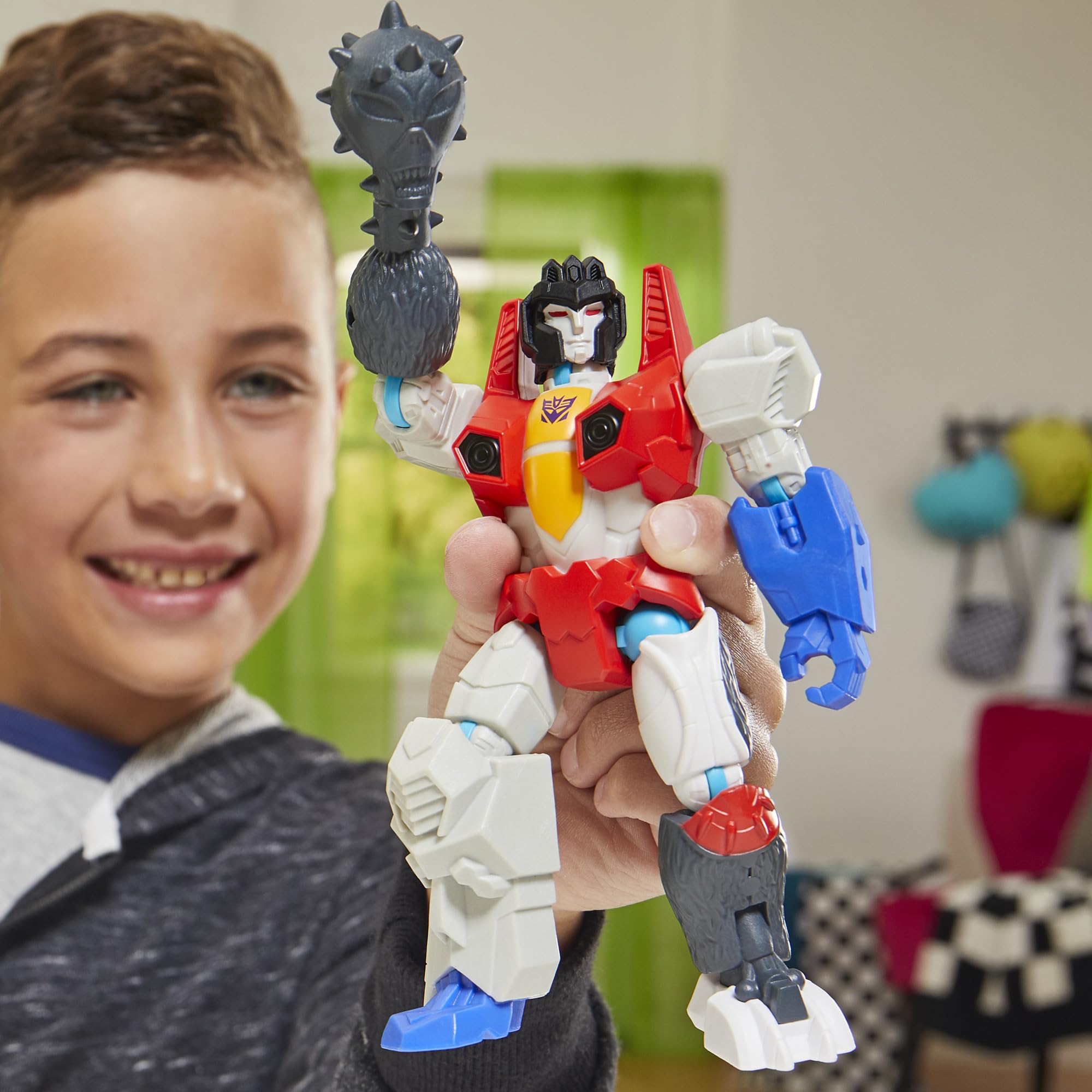 Transformers MixMashers Starscream Action Figure - 5-Inch Scale, Mix & Match Play | Hasbro 4