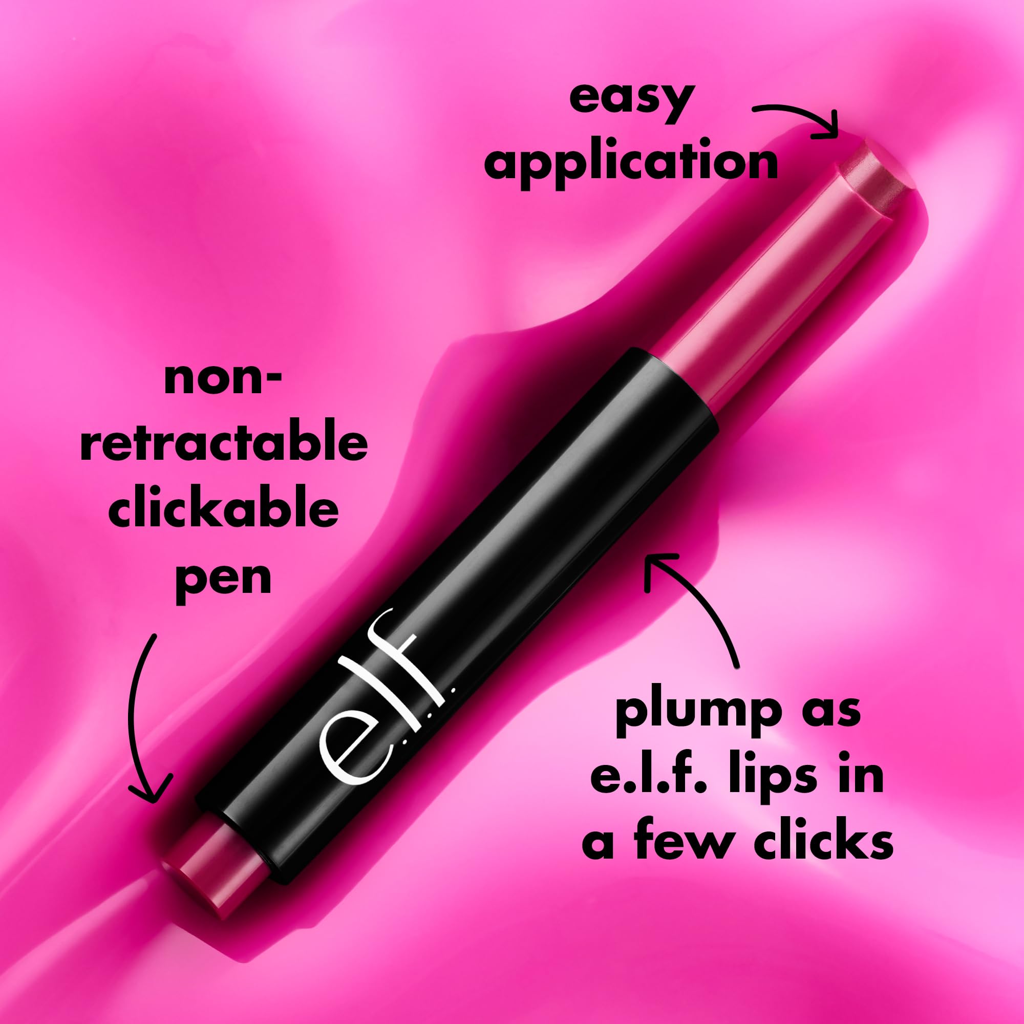 e.l.f. Pout Clout Lip Plumping Pen - Sheer Color, Plumping & Moisturizing | Vegan Crayon 6