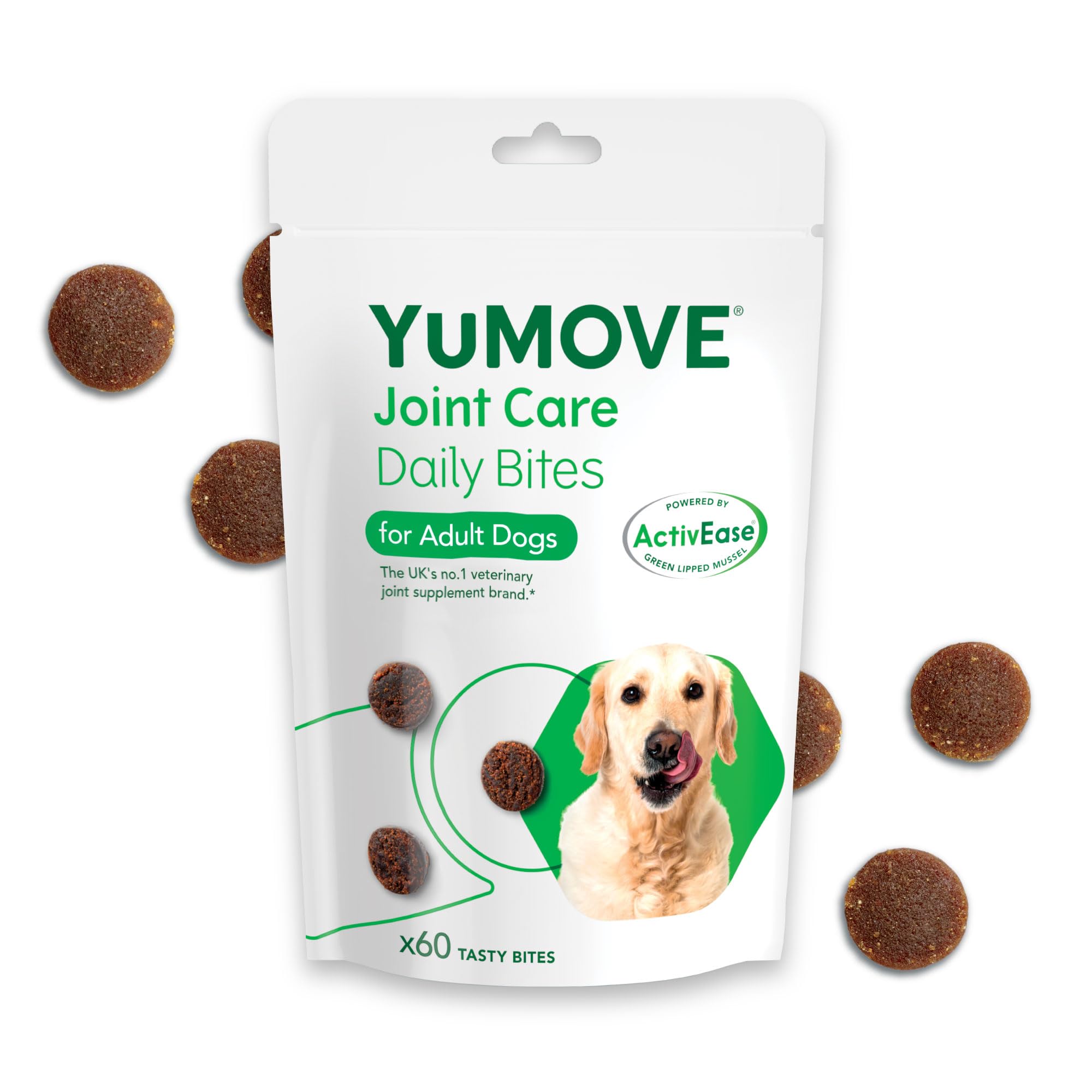 YuMOVE Joint Supplement for Adult Dogs - Daily Bites for Joint Care | 60 Chews 1