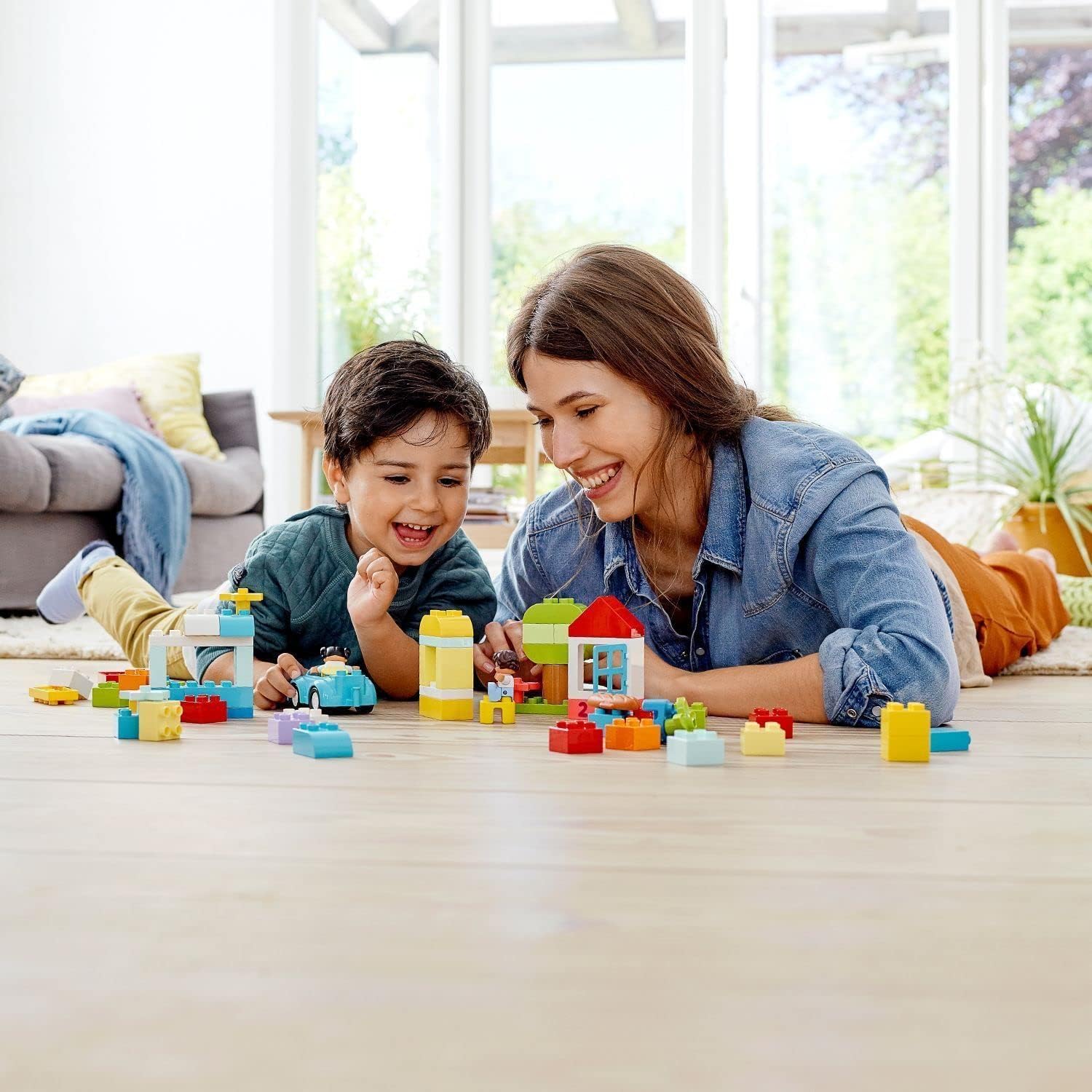 LEGO DUPLO Classic Brick Box 10913 - Educational Building Set for Toddlers 18 Months+ 15