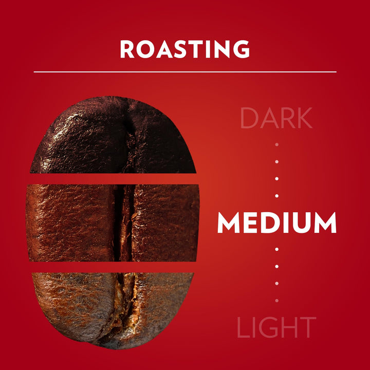 Lavazza Qualità Rossa Ground Coffee - 1 kg, Ideal for Moka Pots, French Press & Filter Machines