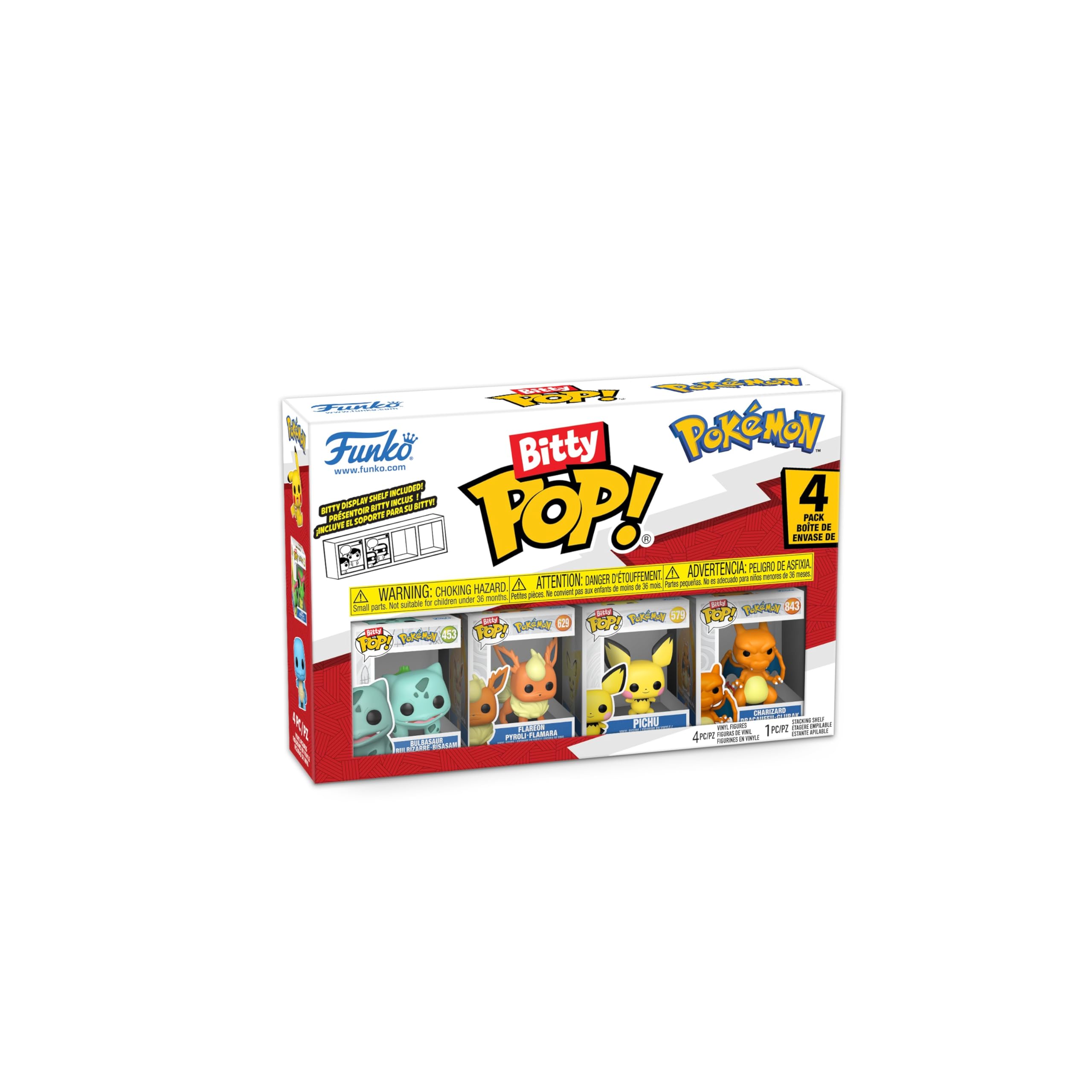 Funko Bitty Pop! Pokémon - Bulbasaur 4PK with Mystery Mini Figure