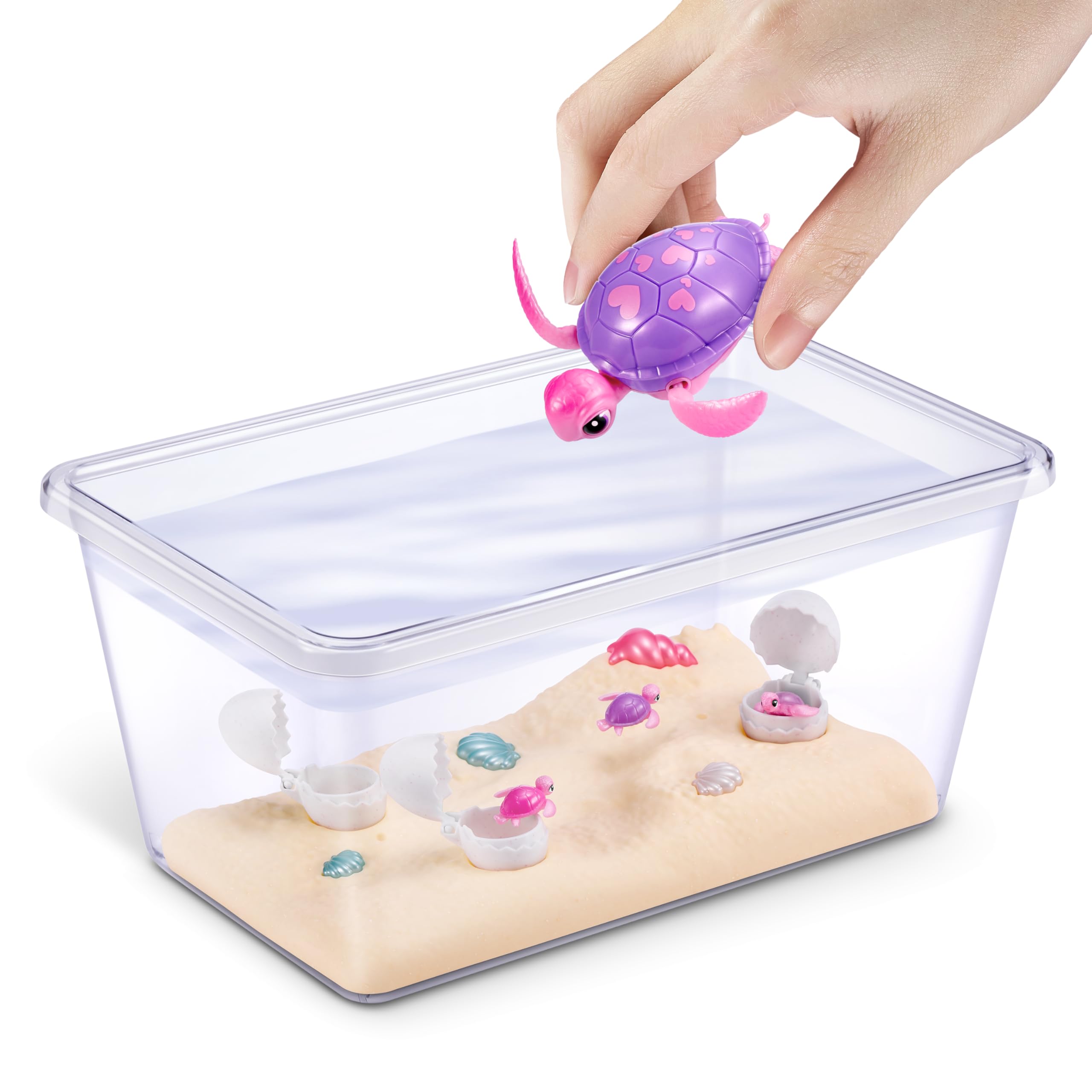 Pets Alive Mama Turtle Surprise by ZURU - Robot Pet Turtle with Swimming & Walking Action, 3+ Years 2
