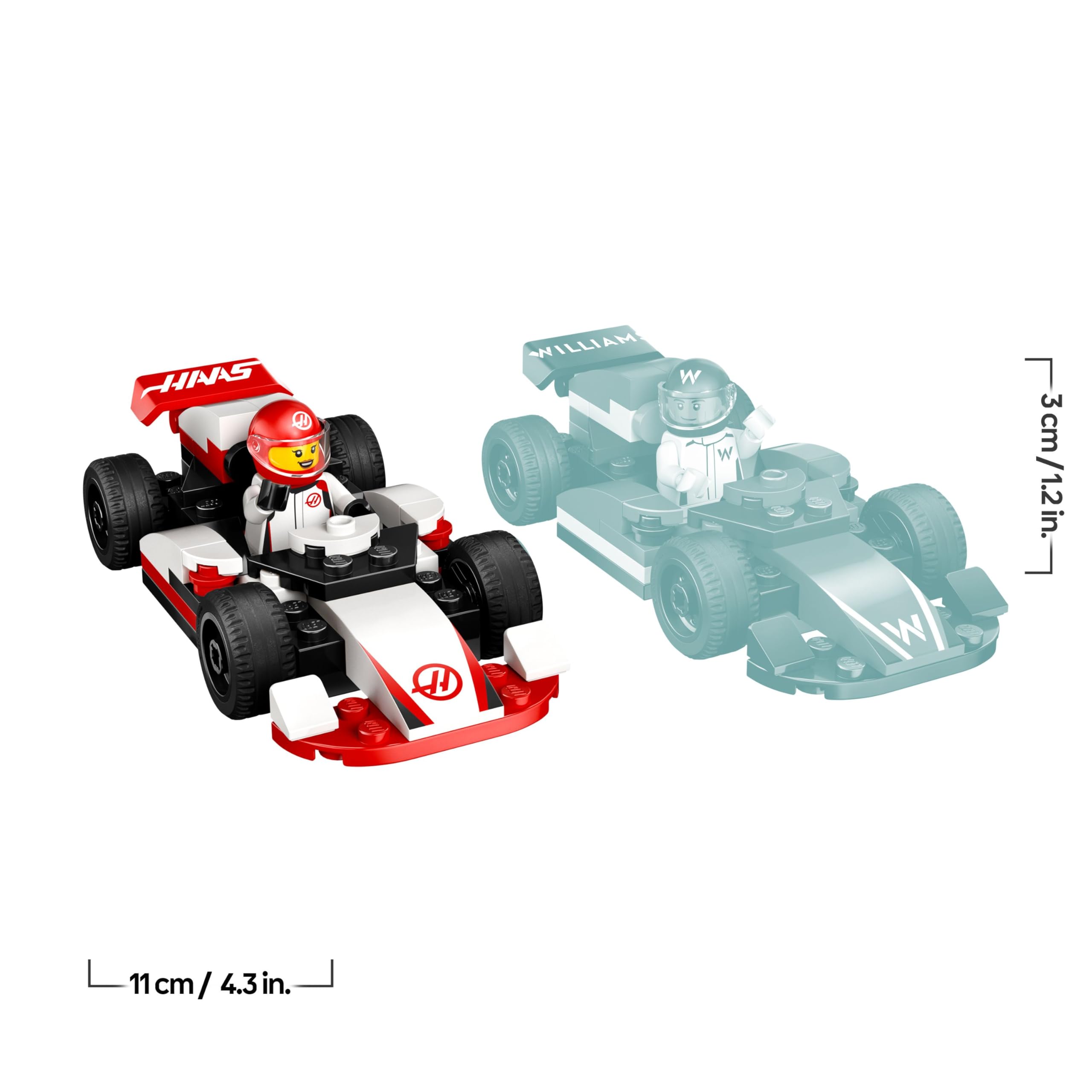 LEGO City 60464 F1 Williams Racing & Haas F1 Race Cars Building Set for Ages 4+ 9