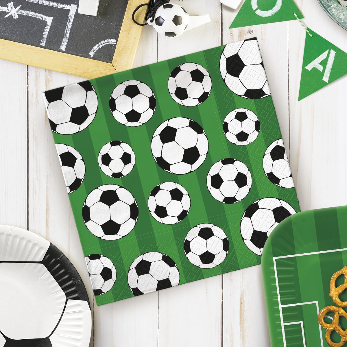 PAW Decor Collection Napkins 3-Ply Soccer Ball Print - 33 x 33 cm | 20 Pieces 4
