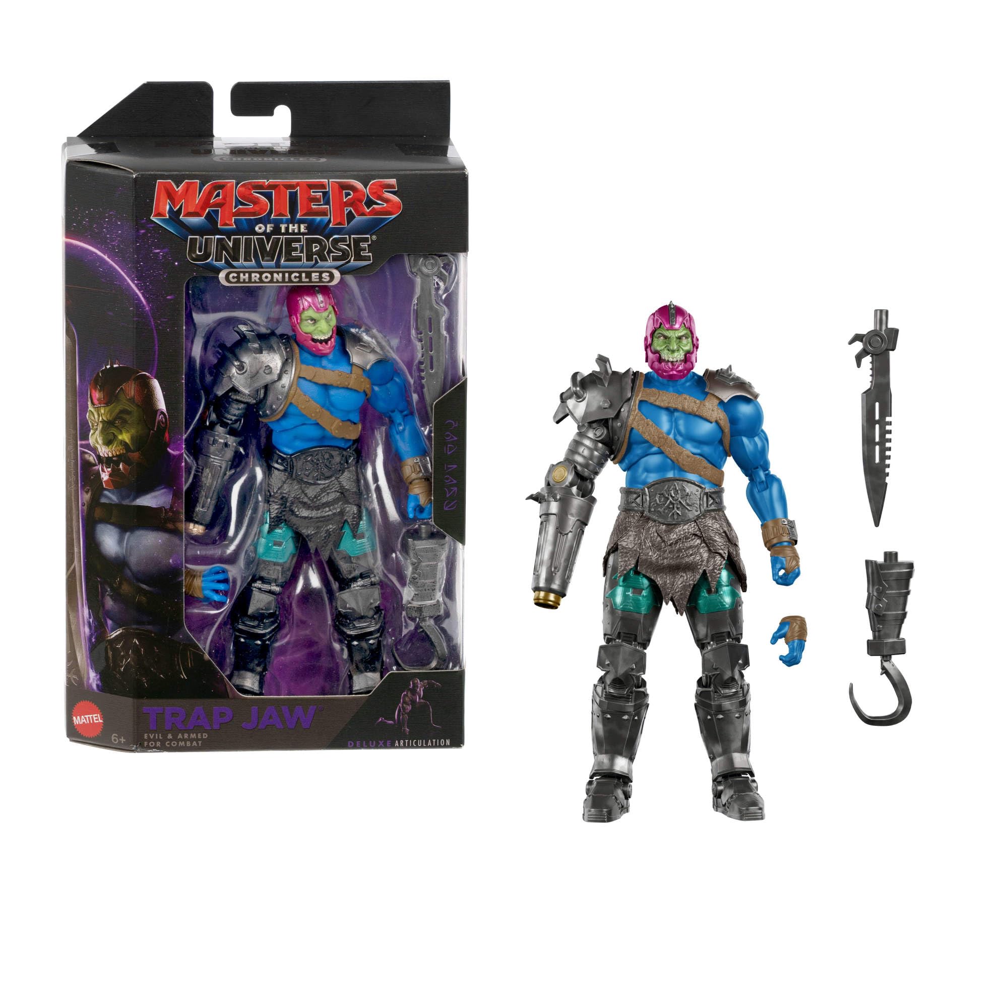 Masters of the Universe Chronicles Trap Jaw Action Figure - 6.5 Inch Scale | 30 Points of Articulation 1