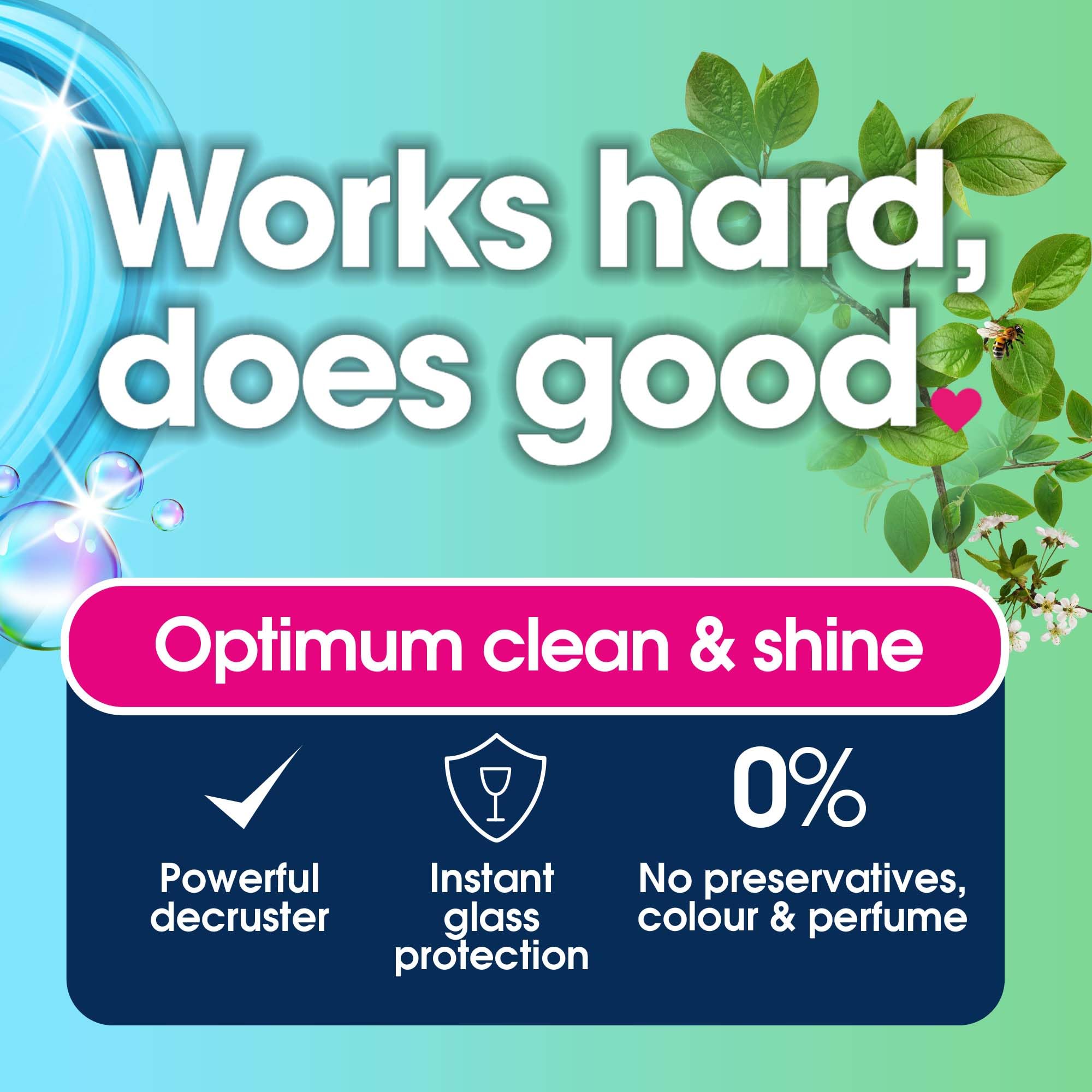 Ecozone Optimum All In One Dishwasher Tablets Bulk Buy x 72 - Unscented, Plant-Based Formula 3