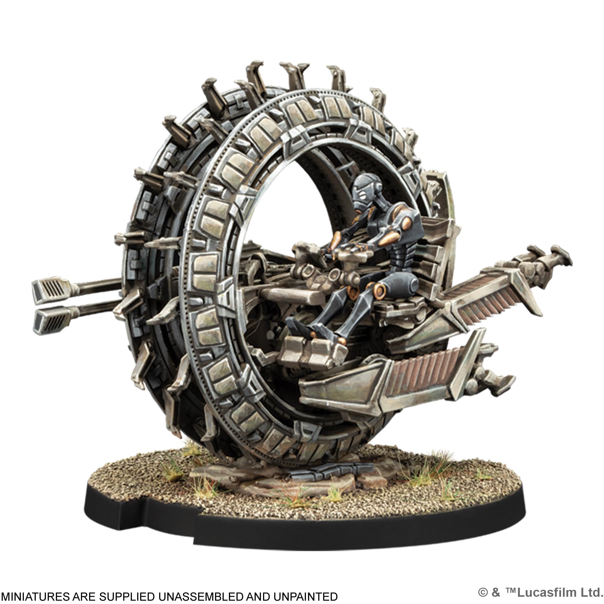 Asmodee Star Wars: Legion TSMEU-6 Personal Wheel Bike Expansion | Separatist Alliance Miniatures Game