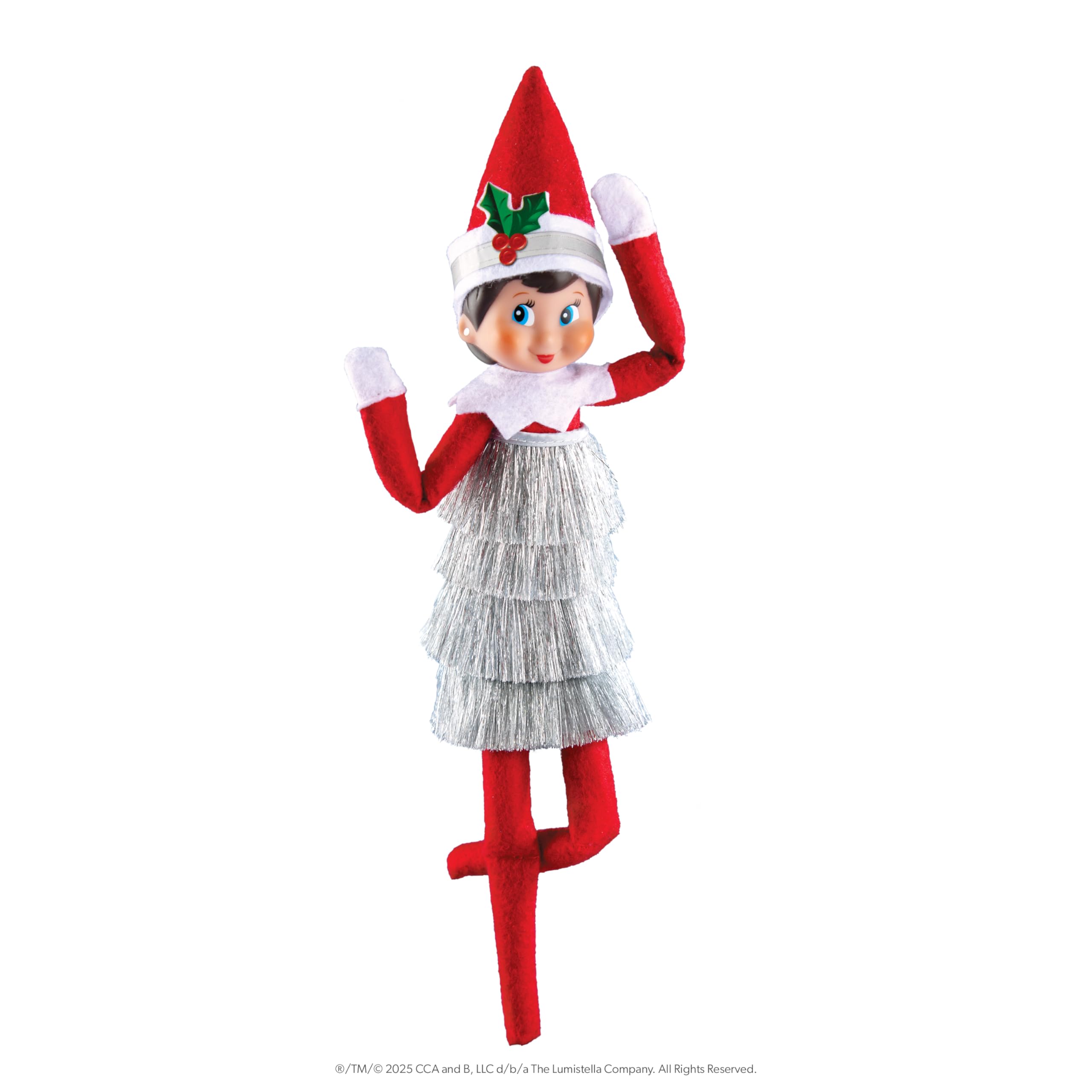 The Elf on the Shelf Claus Couture Collection Tiny Tinsel Dress - Dazzling 14